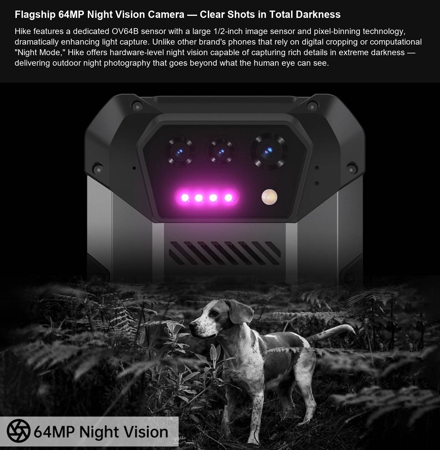 8849 Hike Flagship 64MP Night Vision Camera — Clear Shots in Total Darkness