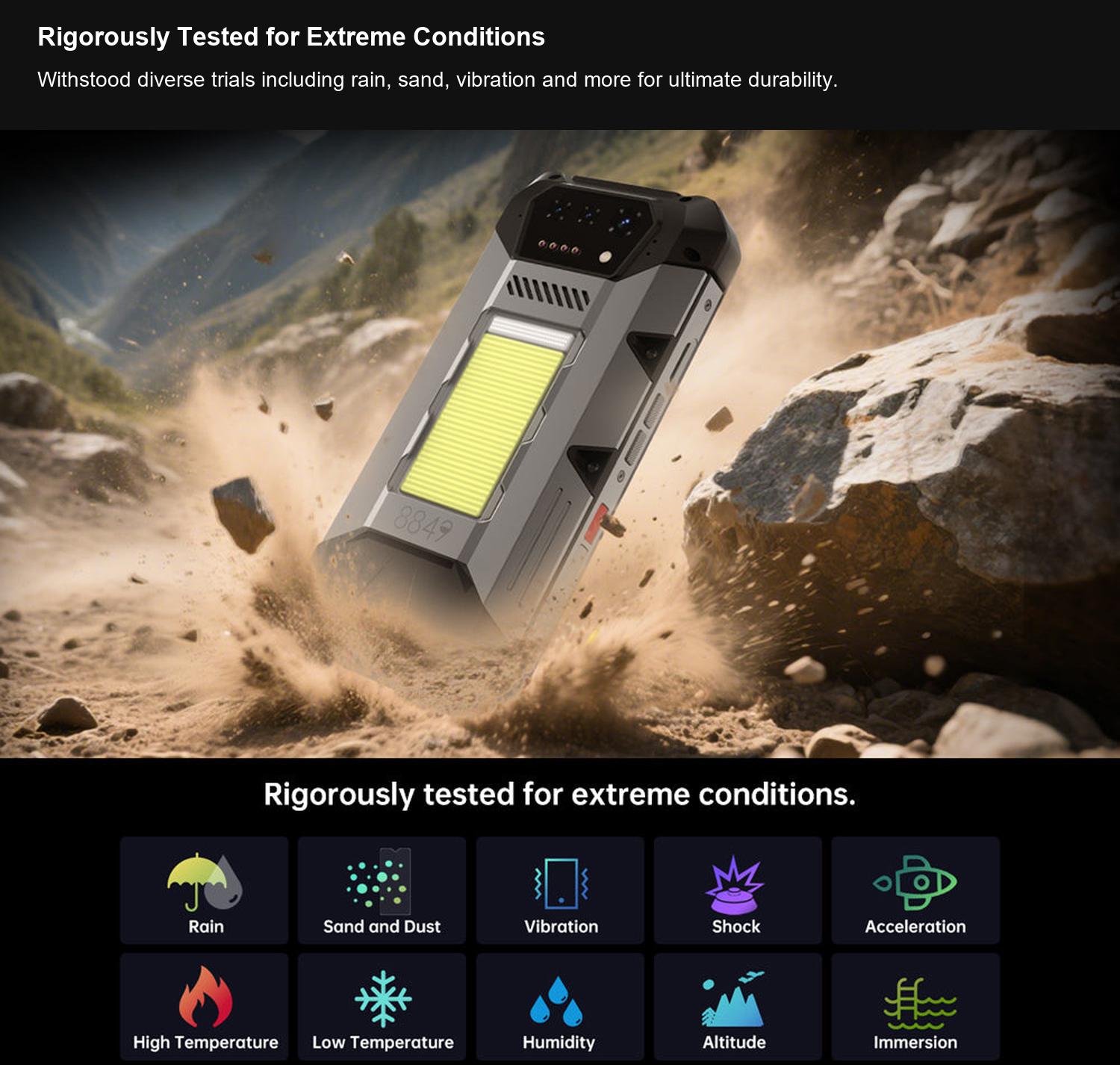 8849 Hike Rigorously Tested for Extreme Conditions