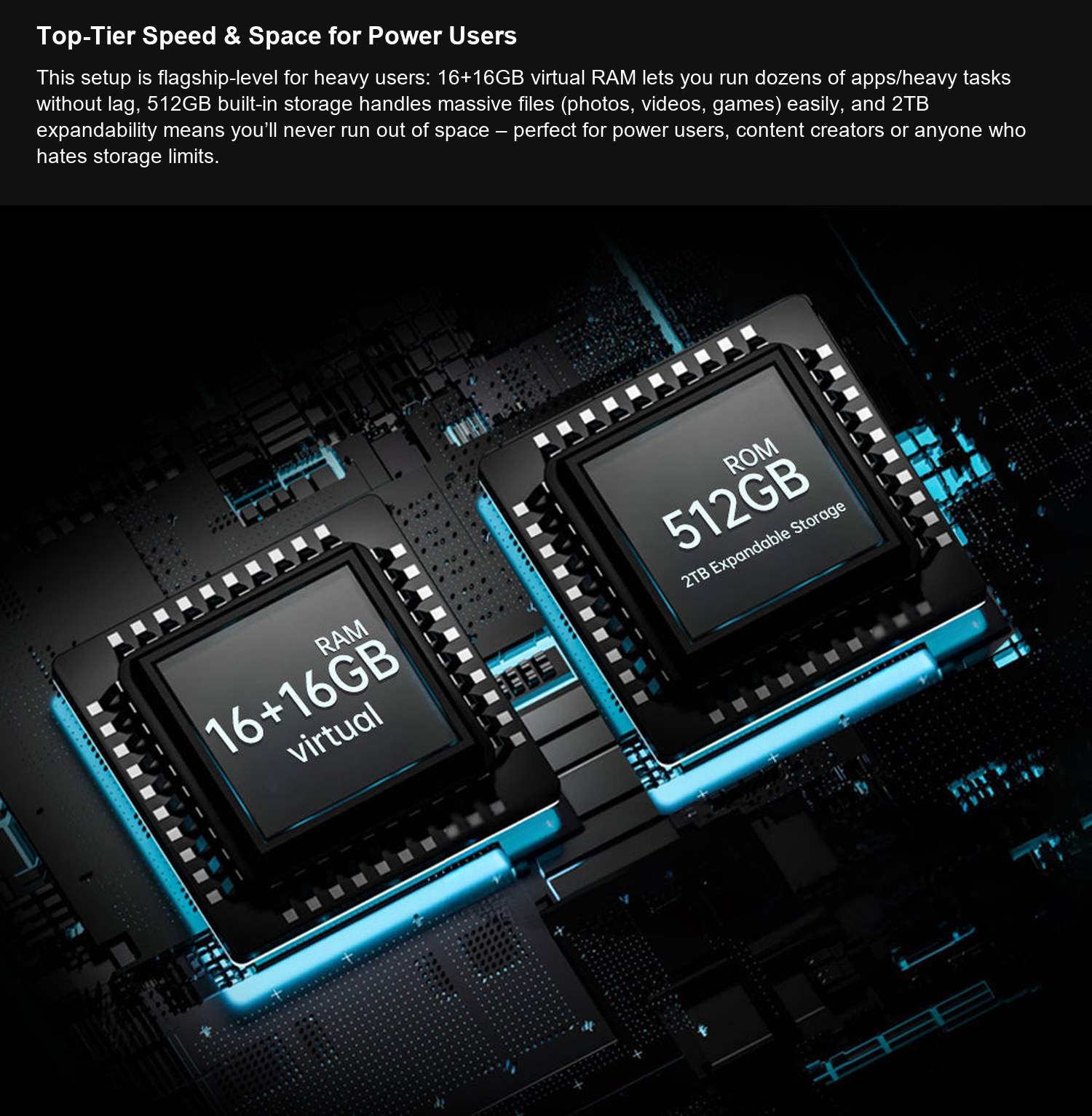 SHARK 3 Top-Tier Speed & Space for Power Users