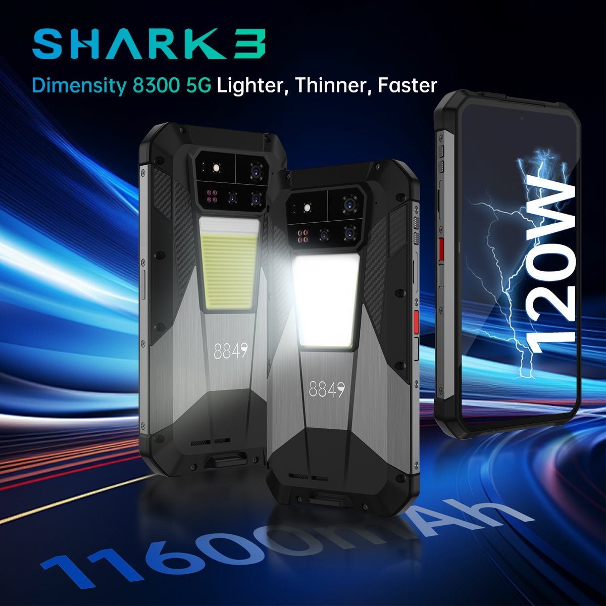 8849 SHARK 3 product feature illustration 1