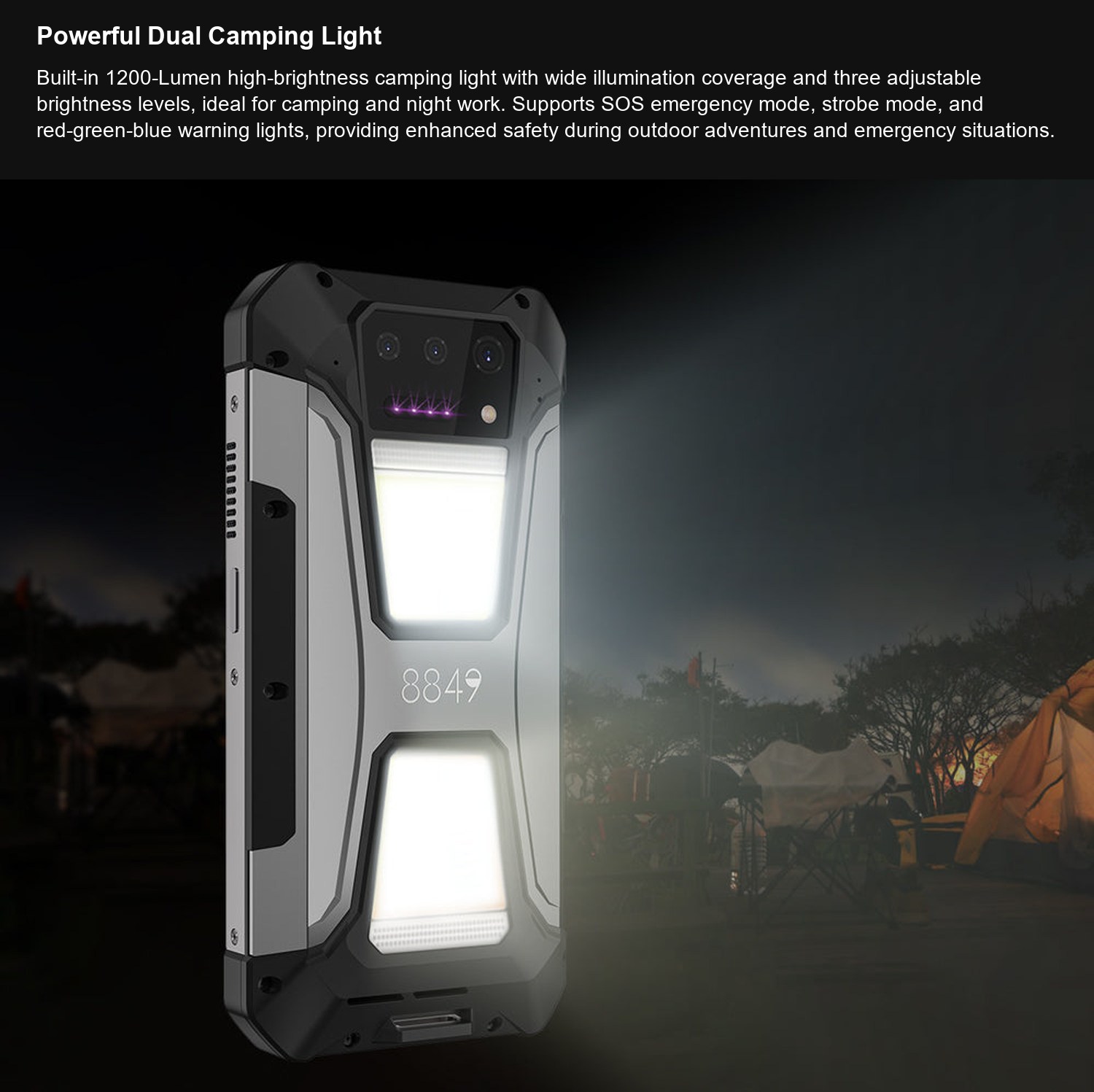 TANK 2 Pro Powerful Dual Camping Light