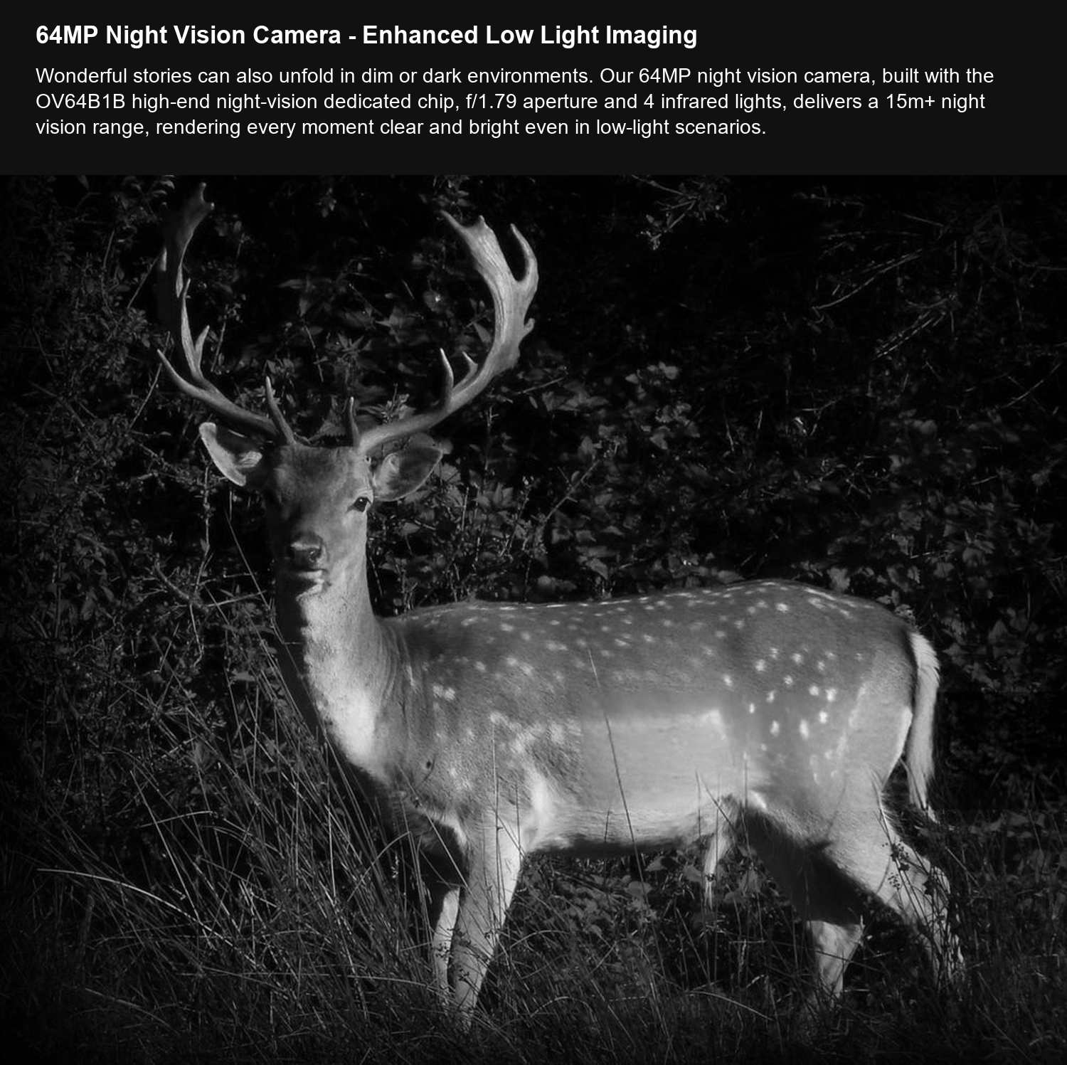 TANK 3 Pro 64MP Night Vision Camera - Enhanced Low Light Imaging
