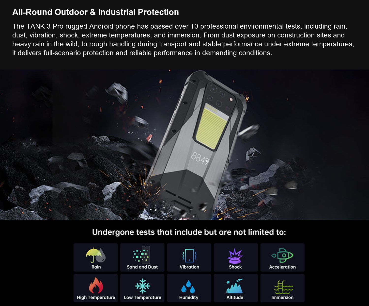 8849 TANK 3 Pro All-Round Outdoor & Industrial Protection