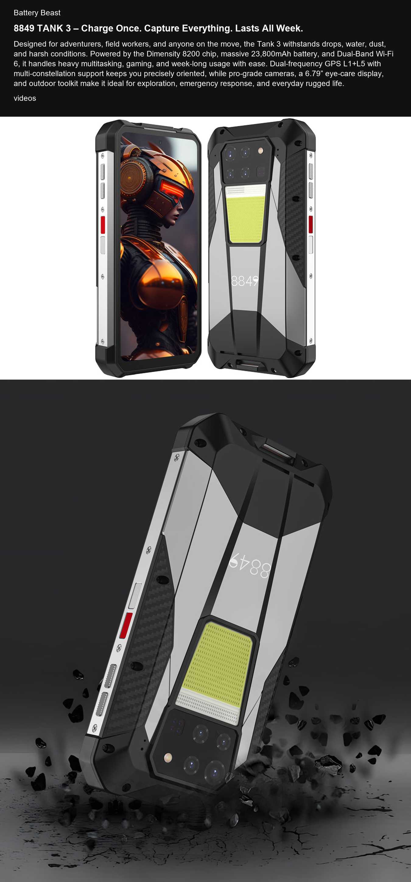 8849 TANK 3 Battery Beast