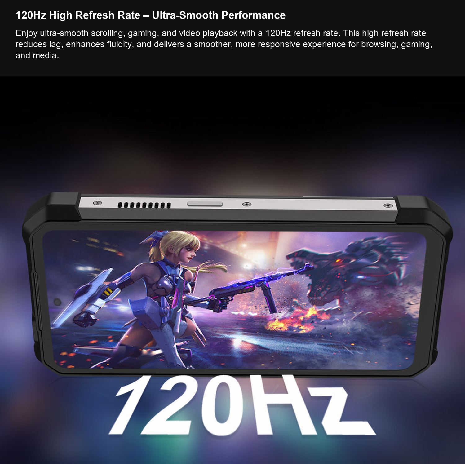 8849 TANK 3S 120Hz High Refresh Rate – Ultra-Smooth Performance