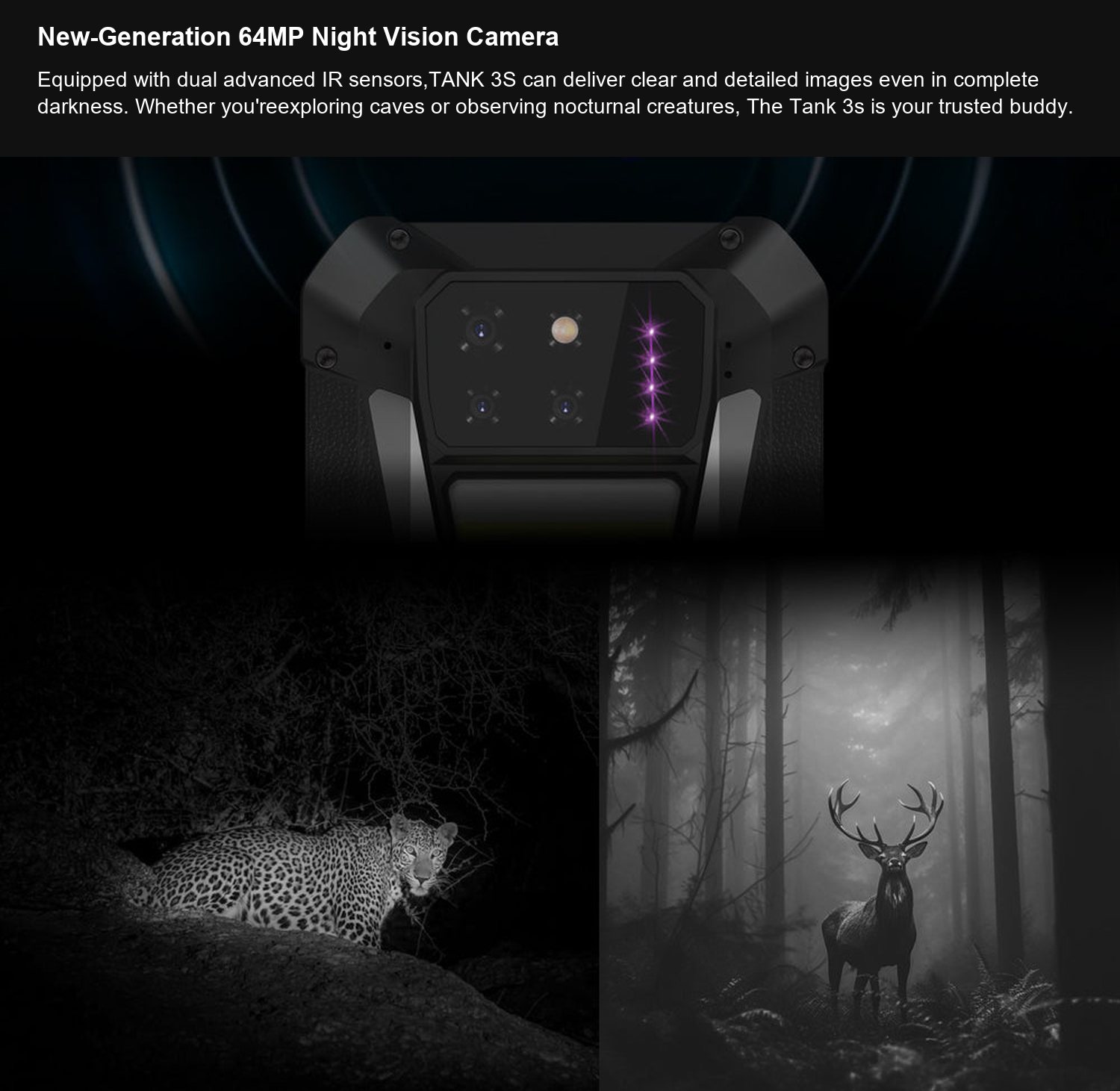 TANK 3S New-Generation 64MP Night Vision Camera