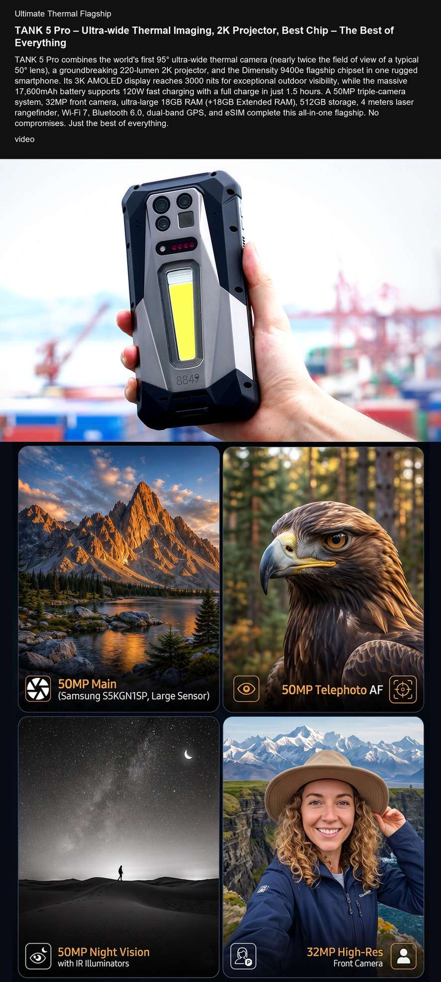 8849 TANK 5 Pro Ultimate Thermal Flagship