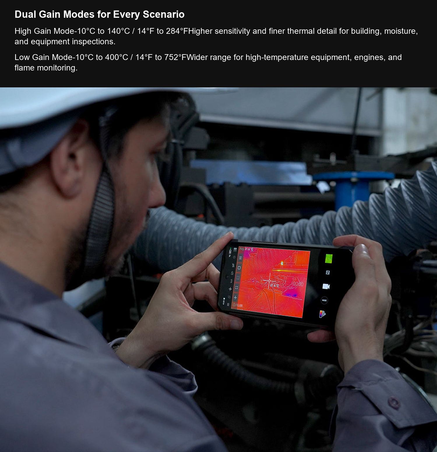 8849 TANK 5 Pro Dual Gain Modes for Every Scenario