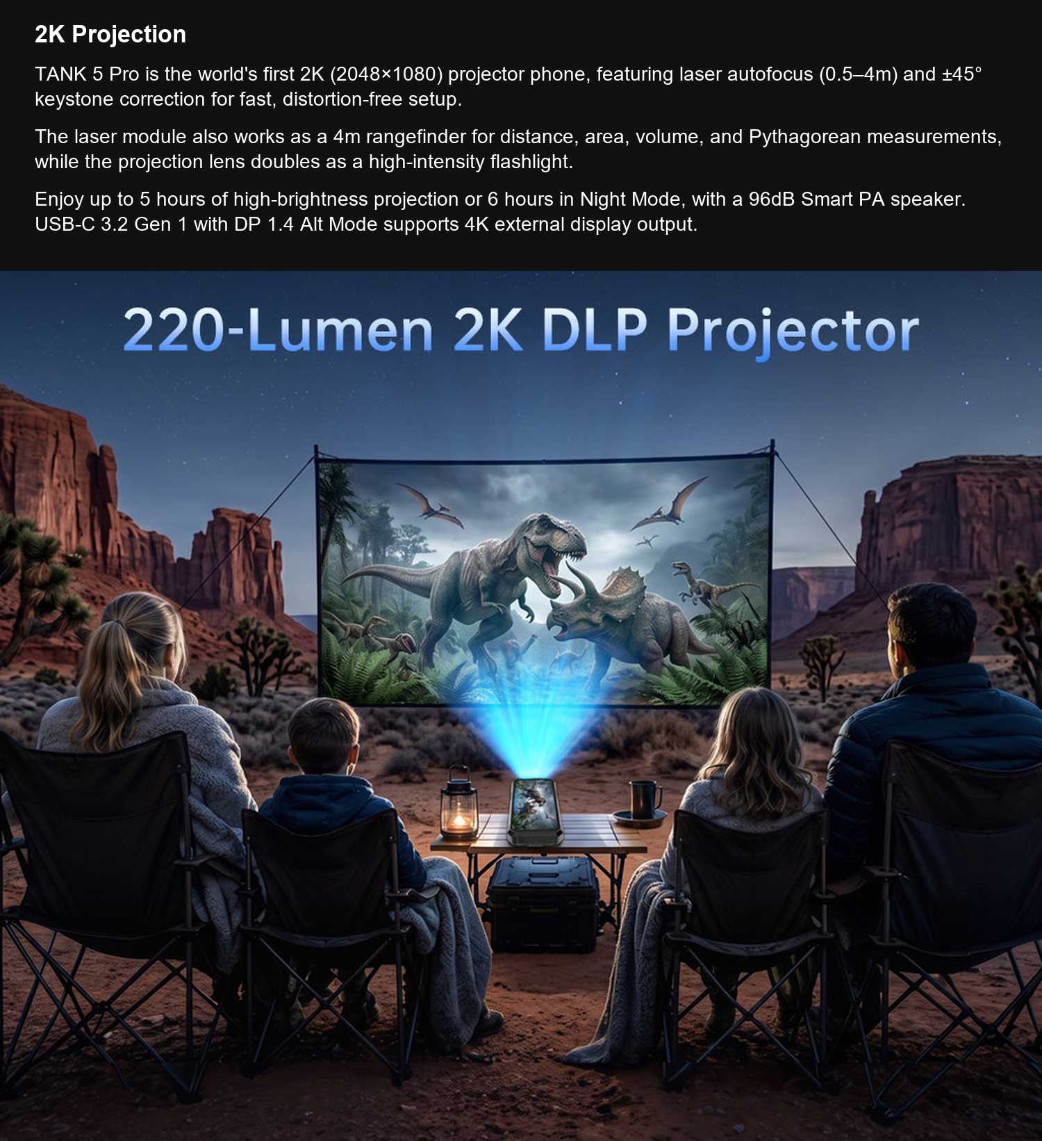 TANK 5 Pro 2K Projection