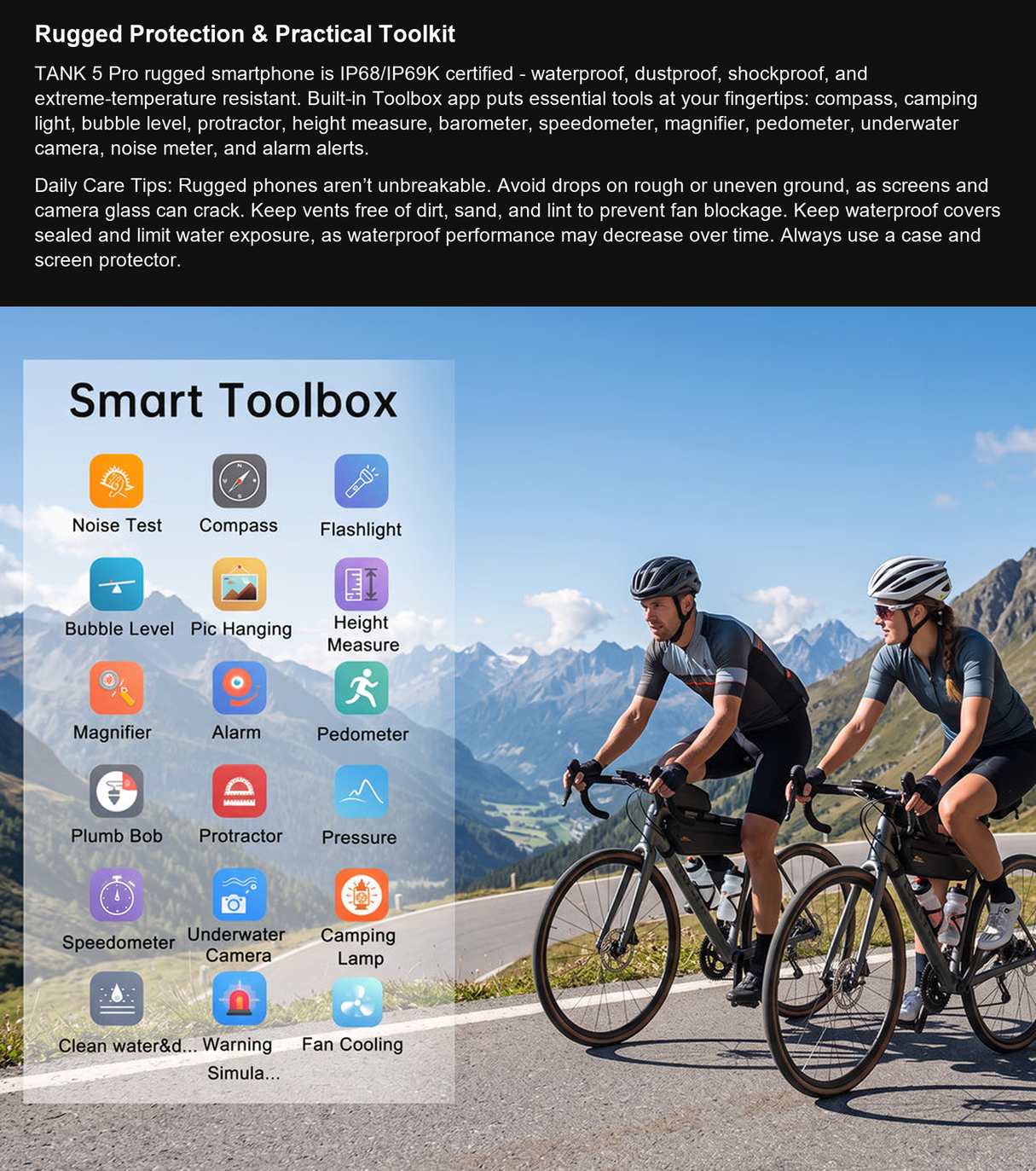 TANK 5 Pro Rugged Protection & Practical Toolkit