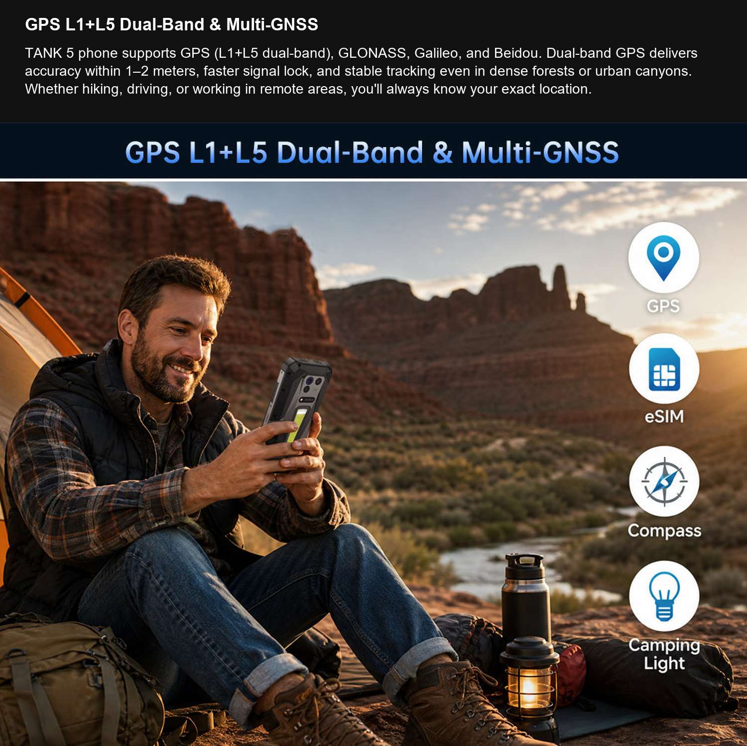 8849 TANK 5 GPS L1+L5 Dual-Band & Multi-GNSS