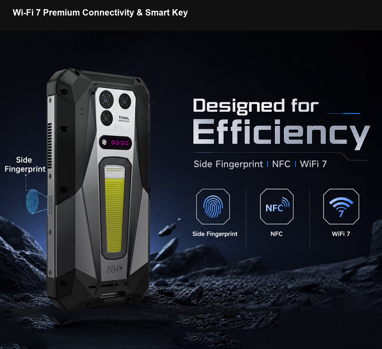 TANK 5 Wi-Fi 7 Premium Connectivity & Smart Key