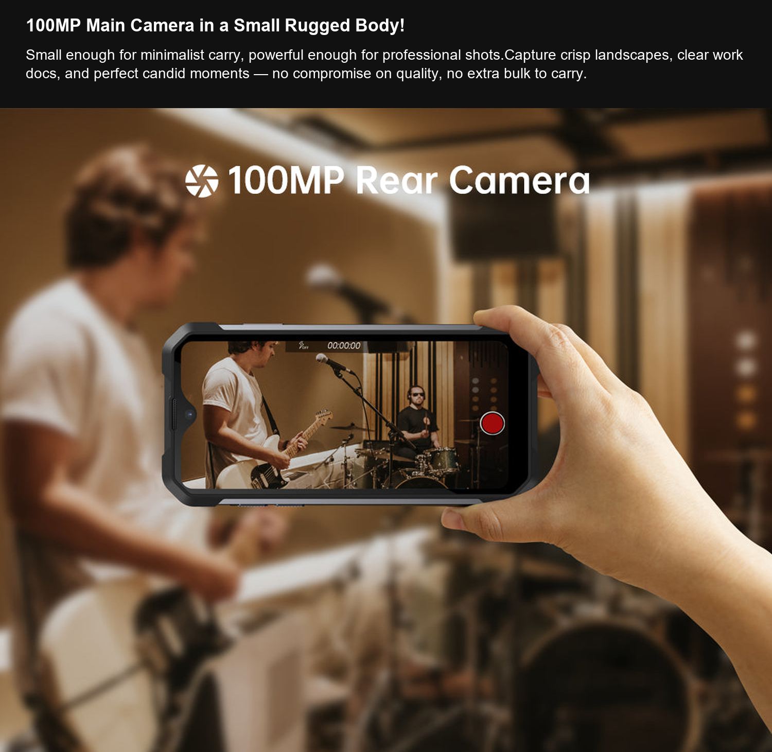 8849 TANK Mini 100MP Main Camera in a Small Rugged Body!