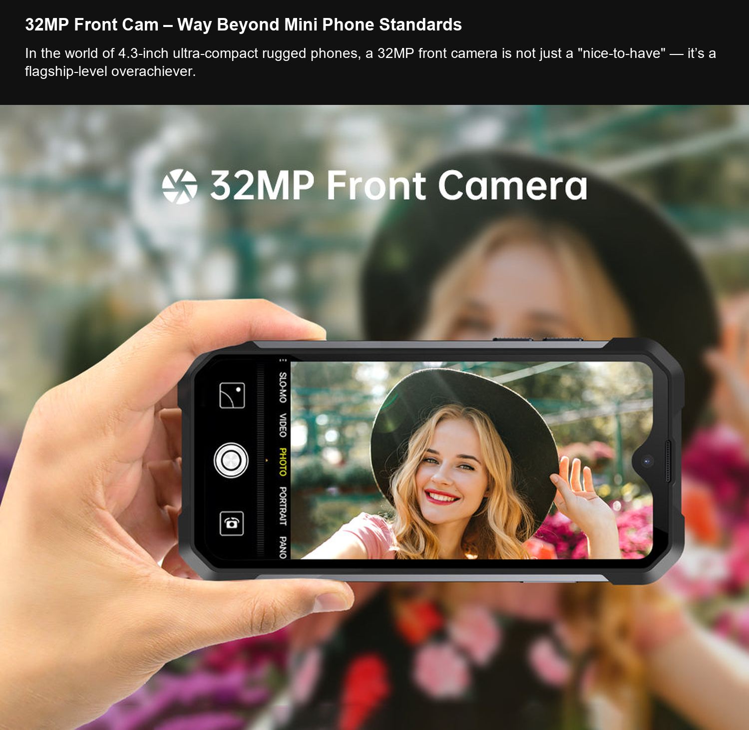 TANK Mini 32MP Front Cam – Way Beyond Mini Phone Standards
