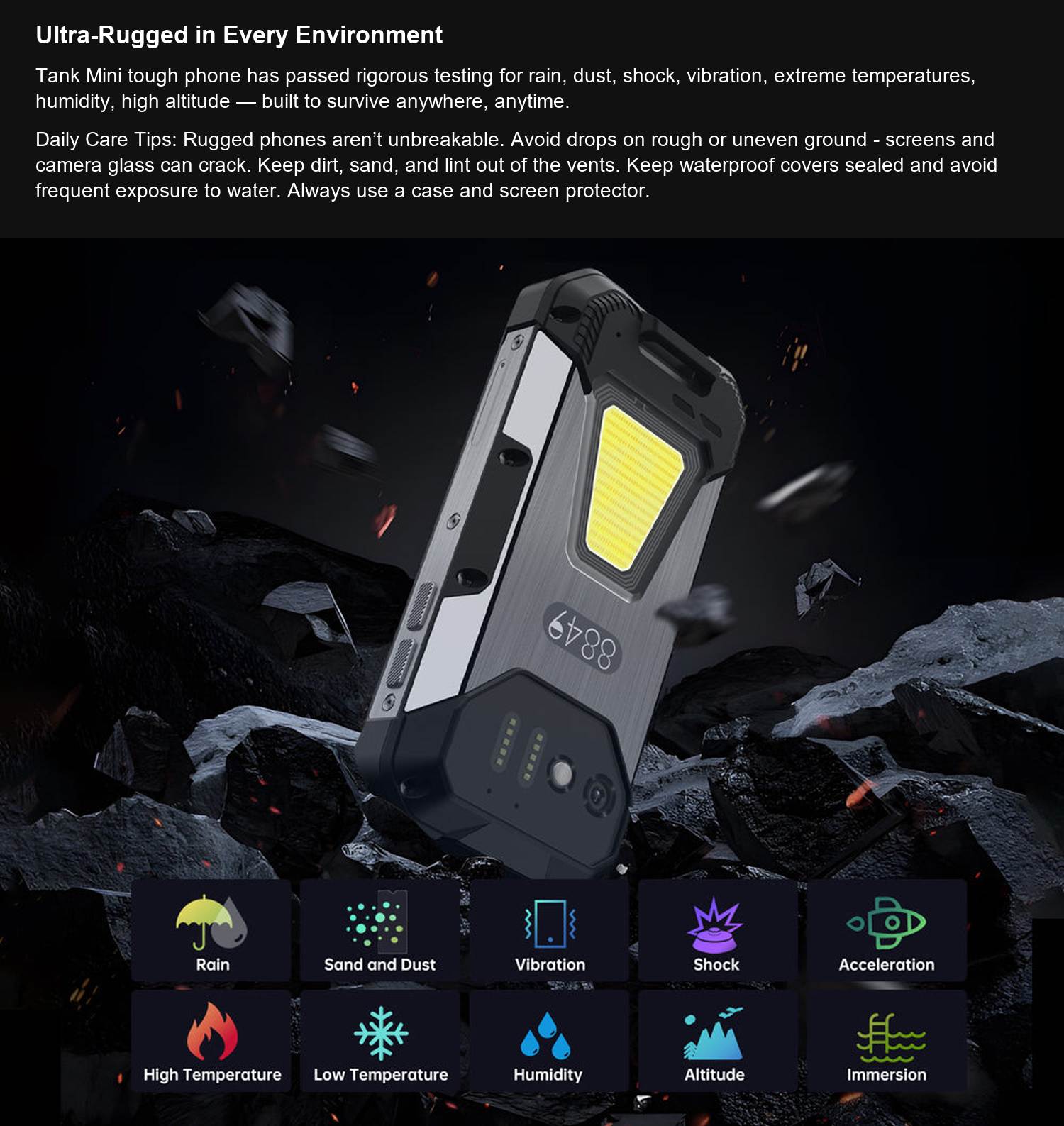 TANK Mini Ultra-Rugged in Every Environment