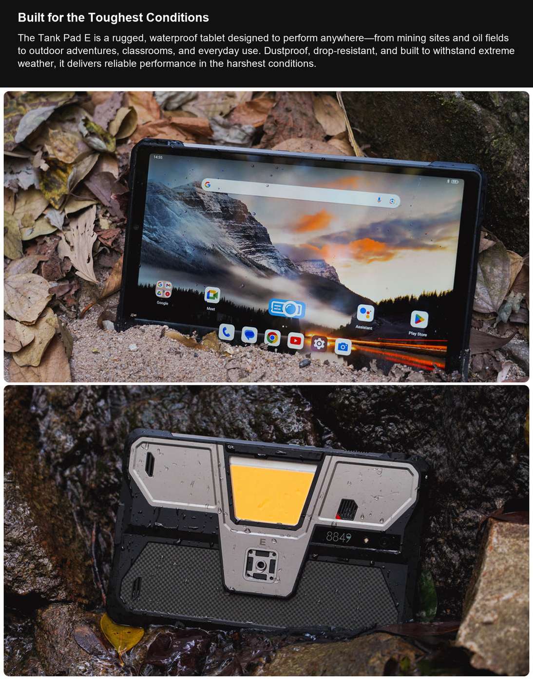 TANK Pad E Built for the Toughest Conditions