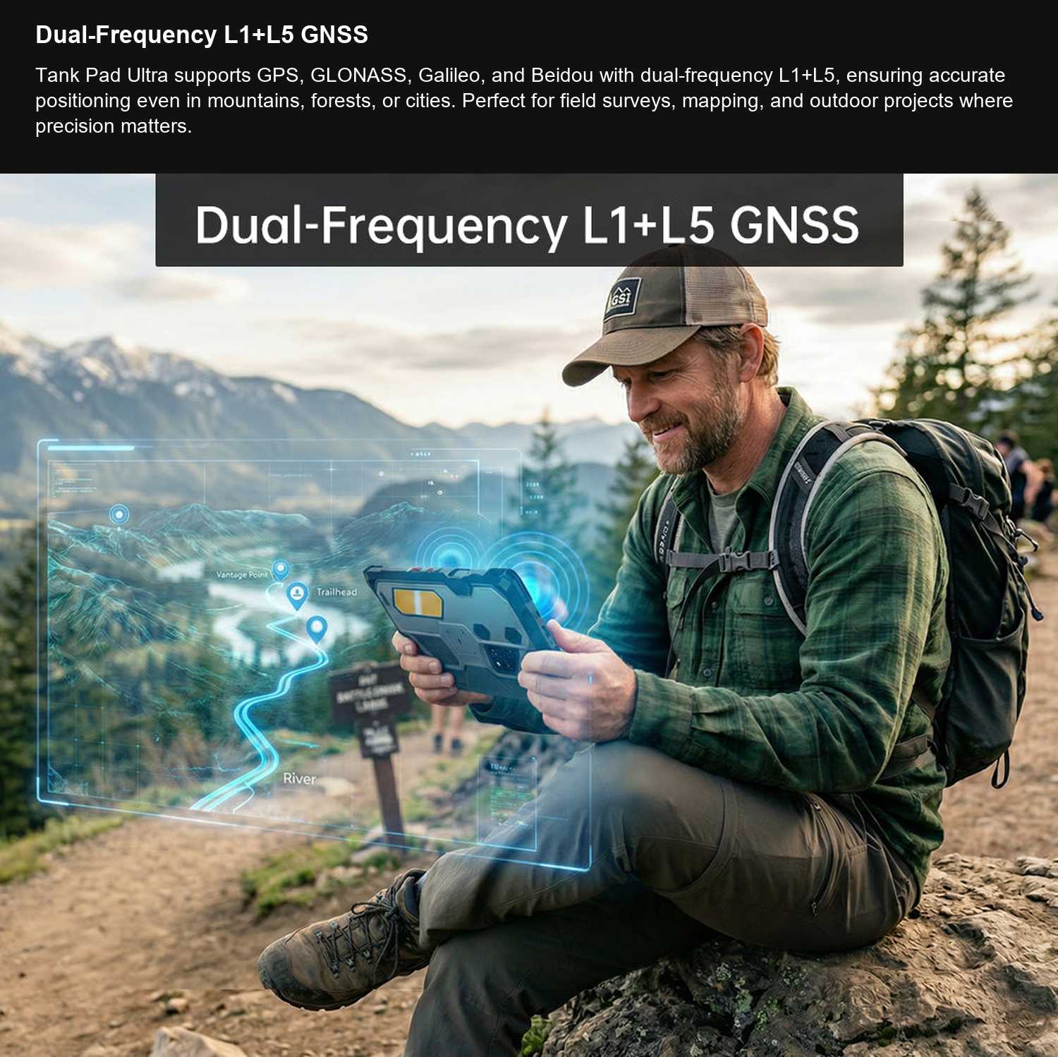TANK Pad Ultra Dual-Frequency L1+L5 GNSS