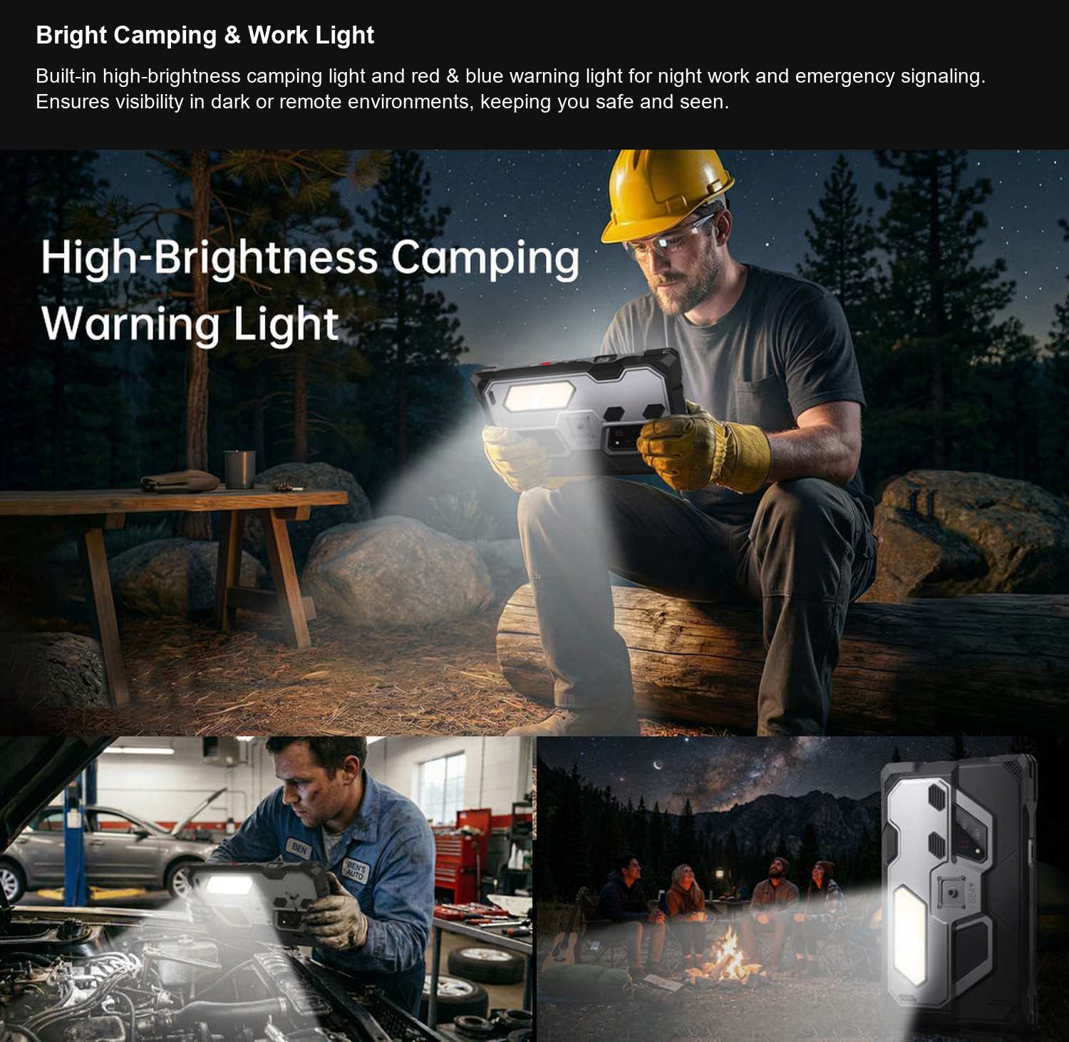 TANK Pad Ultra Bright Camping & Work Light