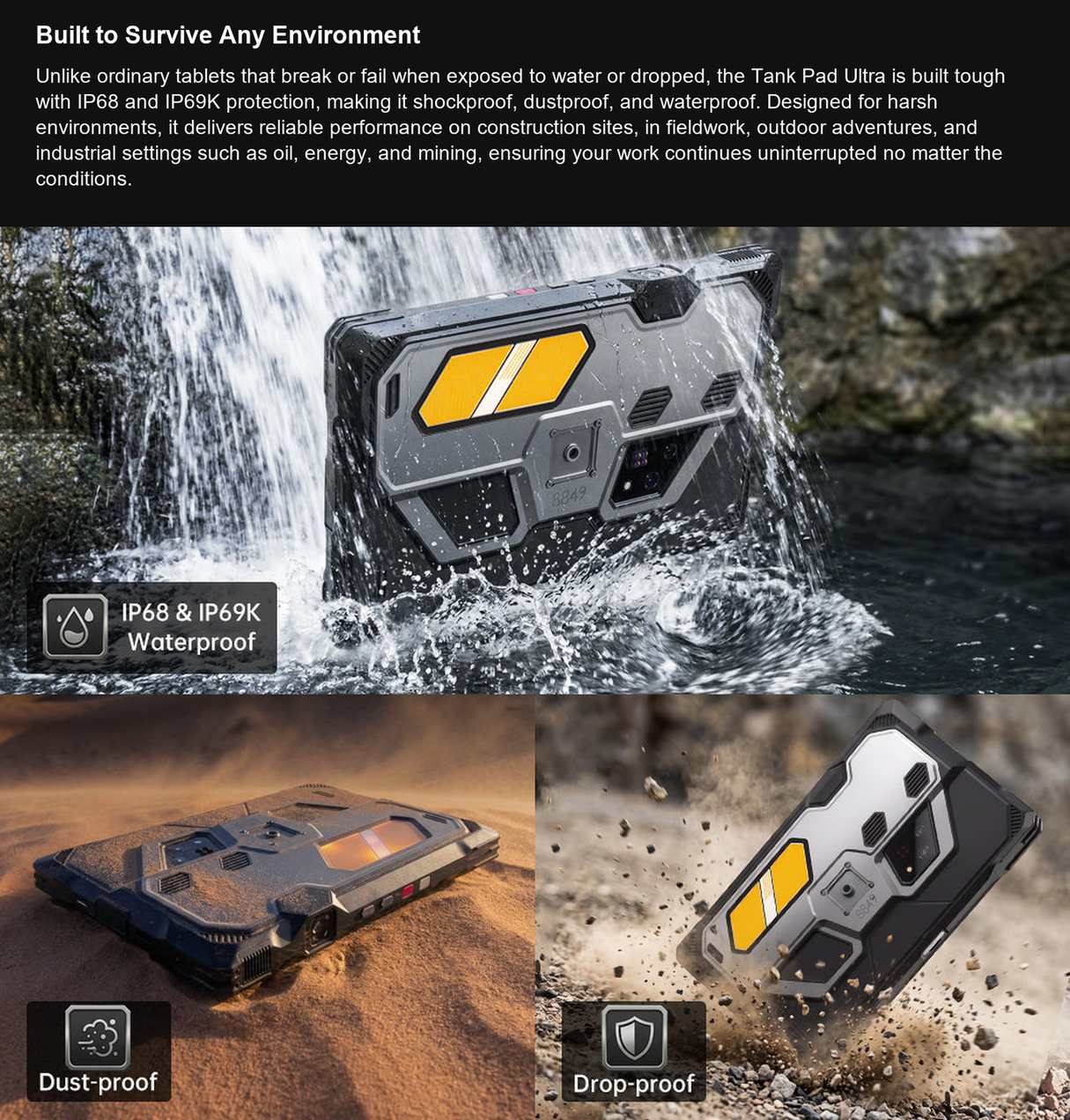 TANK Pad Ultra Built to Survive Any Environment