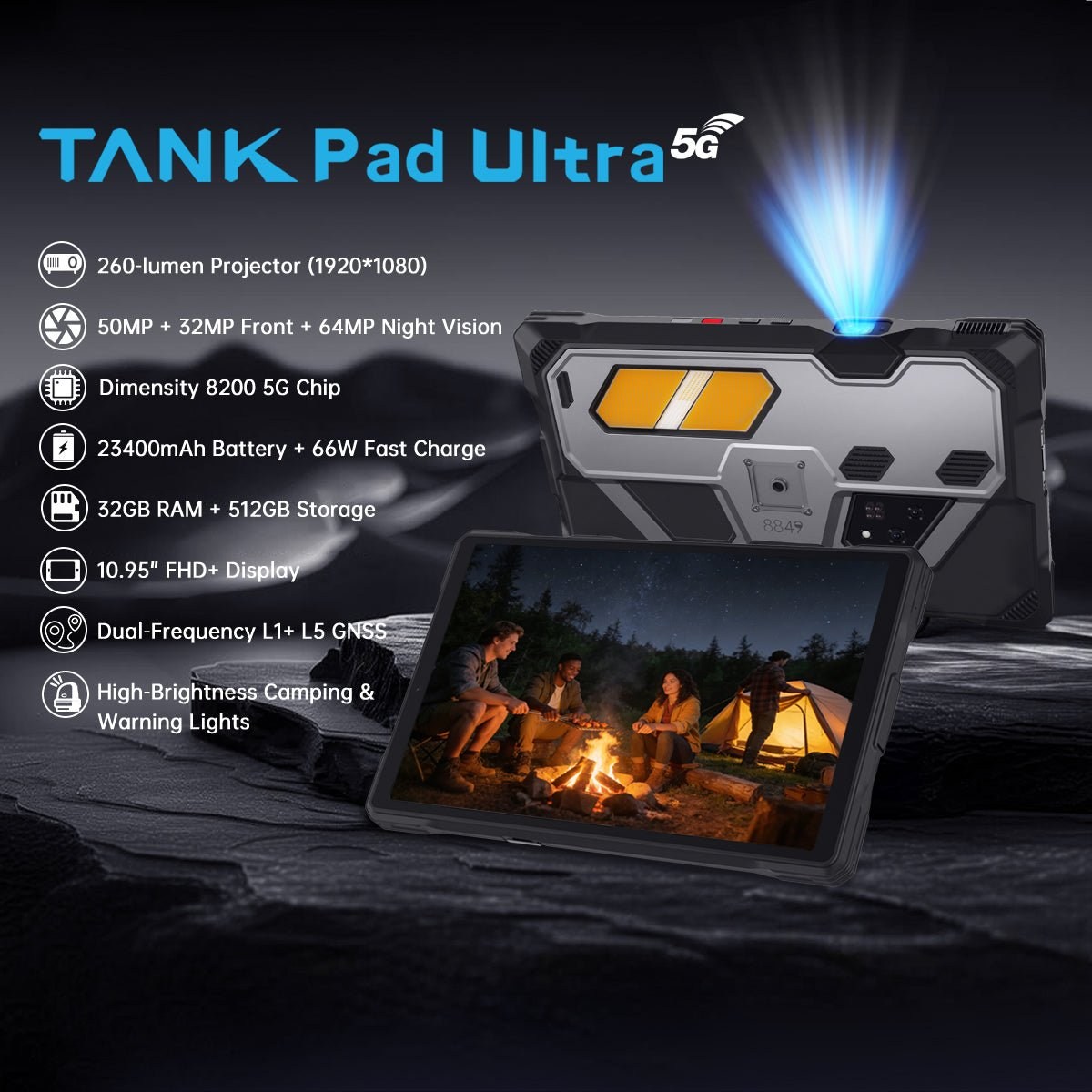 8849 TANK Pad Ultra product feature illustration 1