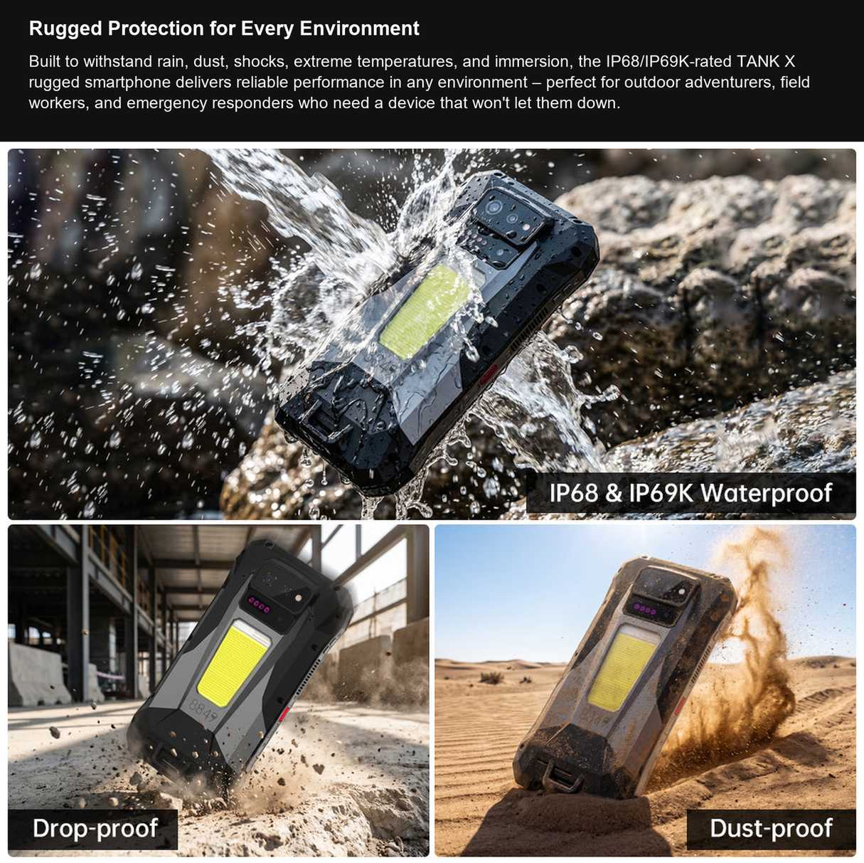 8849 TANK X Rugged Protection for Every Environment