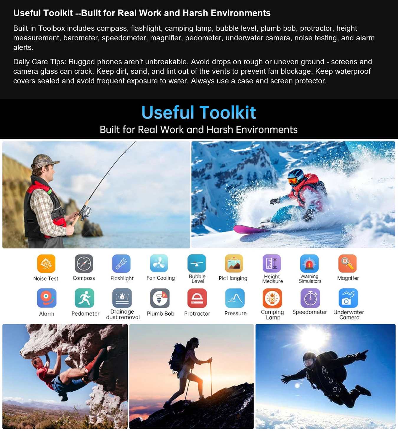 TANK X Useful Toolkit --Built for Real Work and Harsh Environments