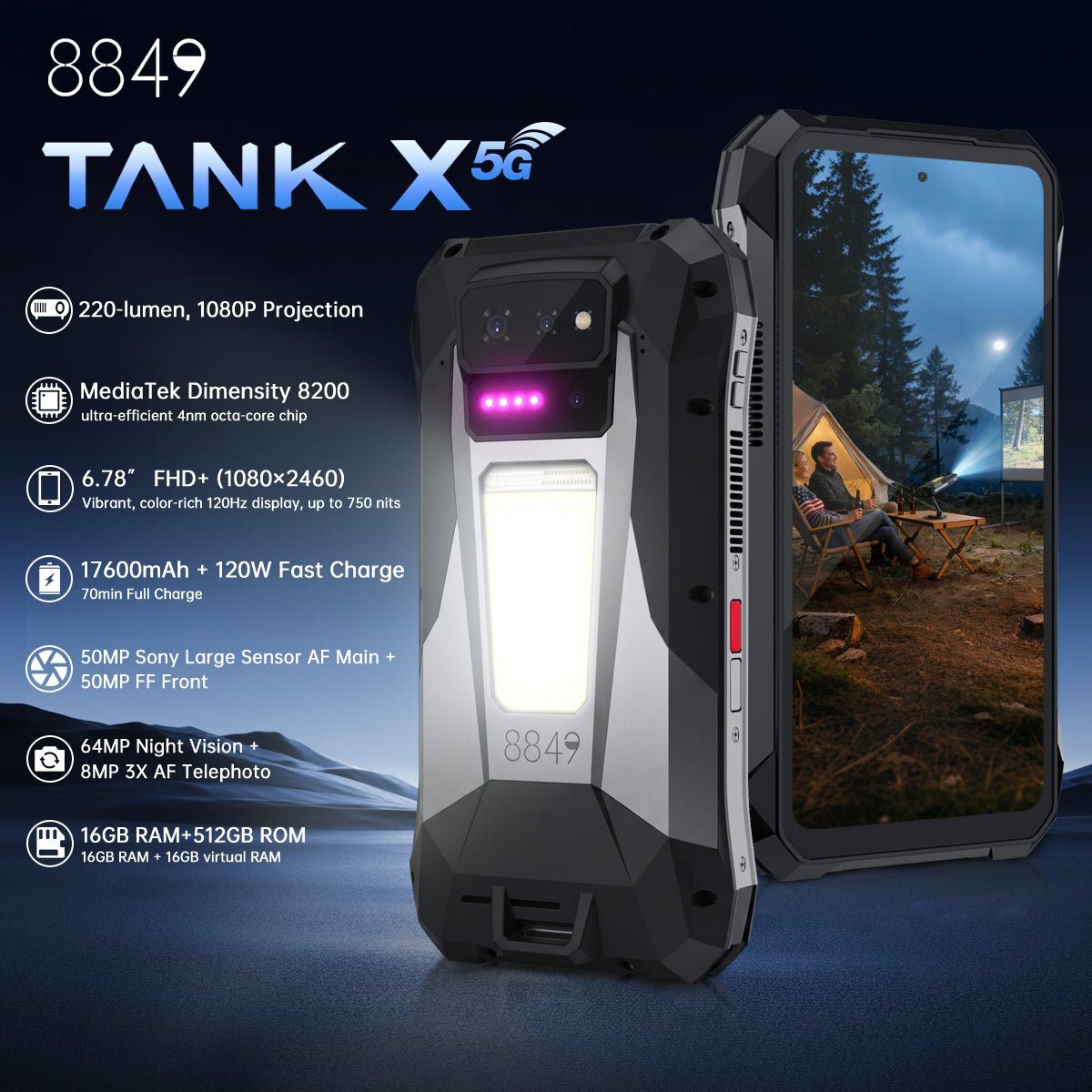 8849 TANK X product feature illustration 2