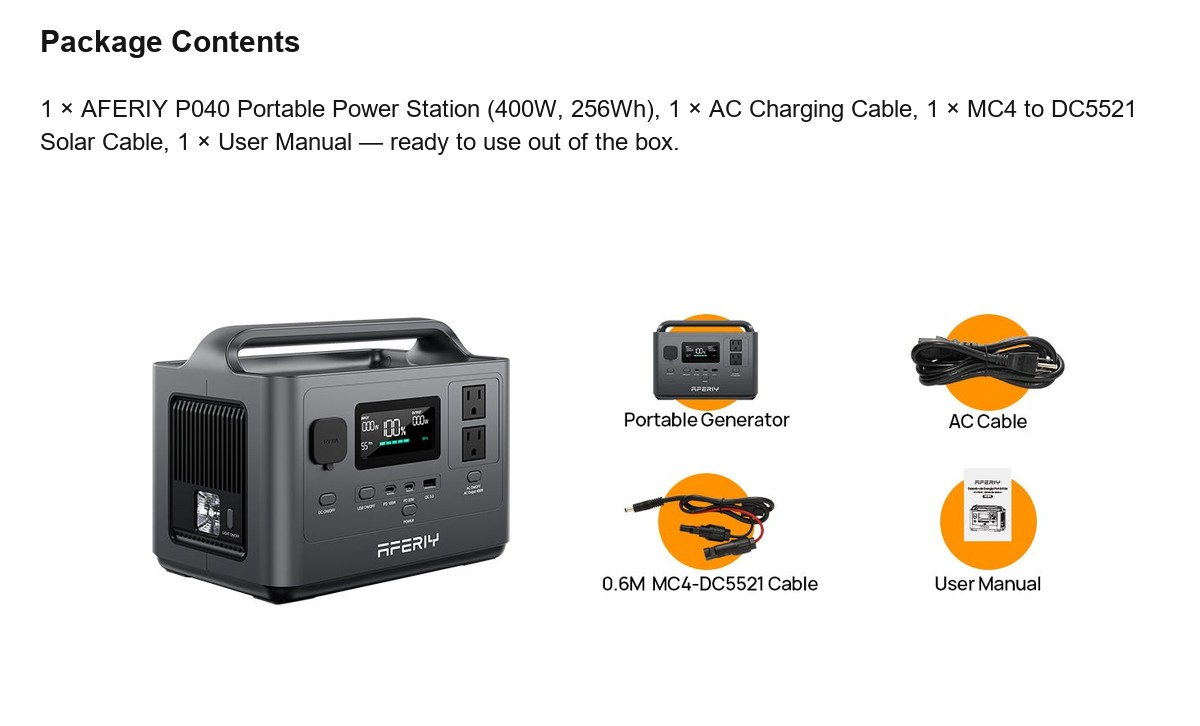 AFERIY P040 official product features 7