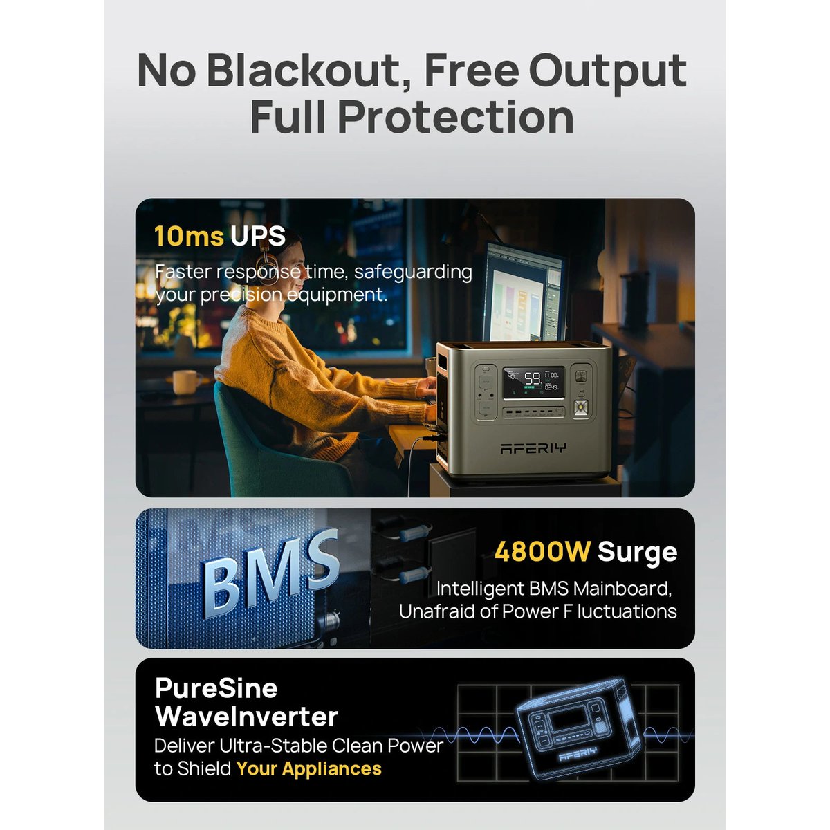 AFERIY P210 official product features 25