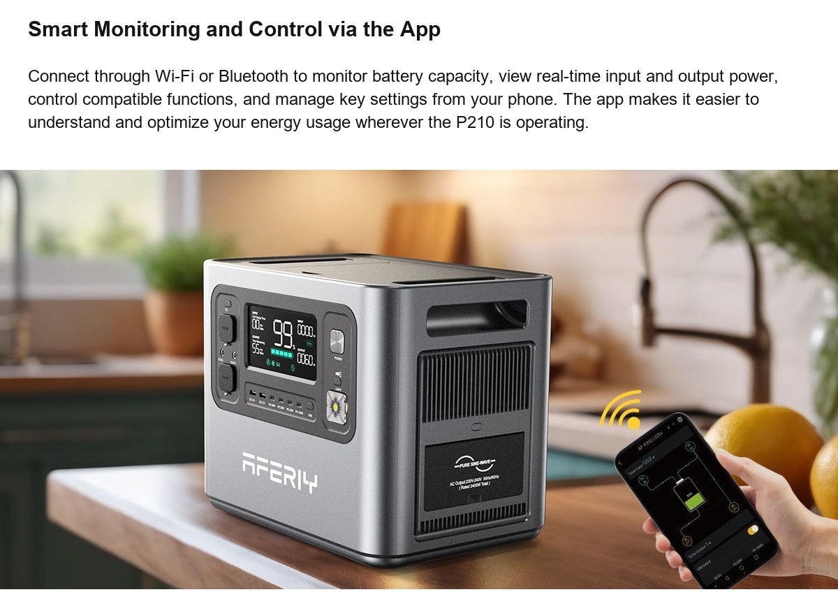 AFERIY P210 official product features 5
