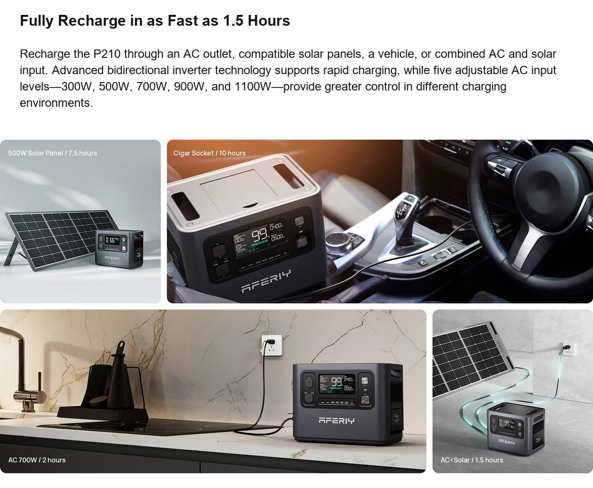 AFERIY P210 official product features 9