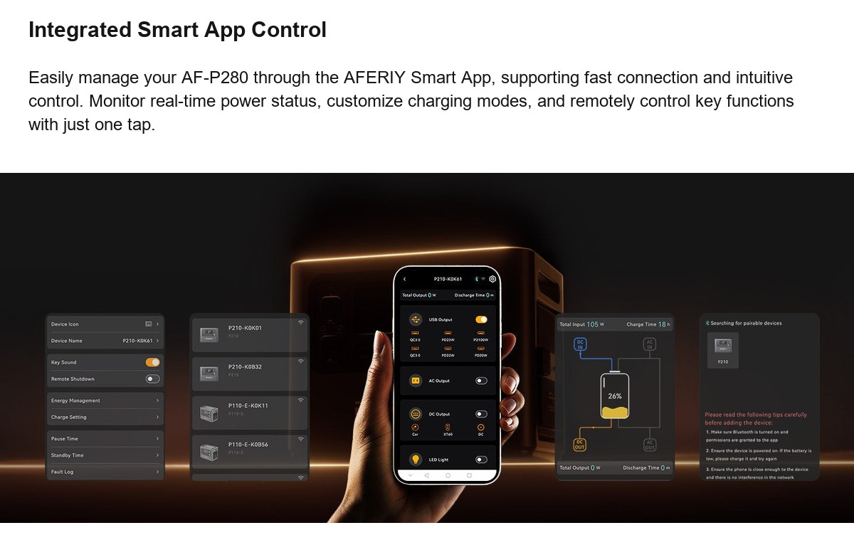 AFERIY P280 official product features 9