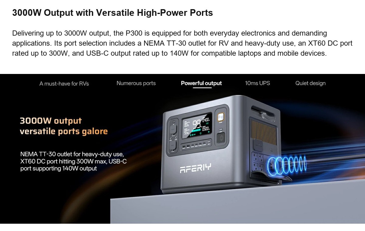 AFERIY P300 official product features 16