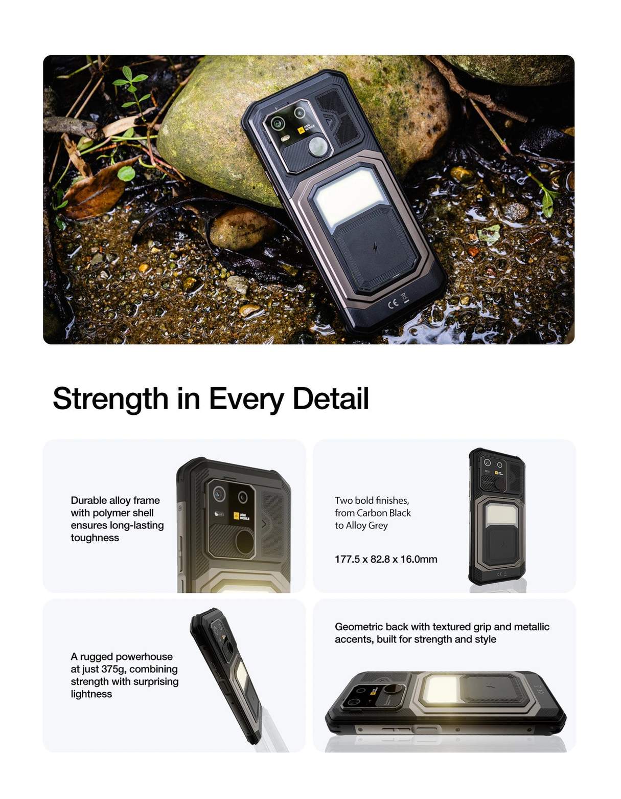 AGM G3 Pro official product features 2
