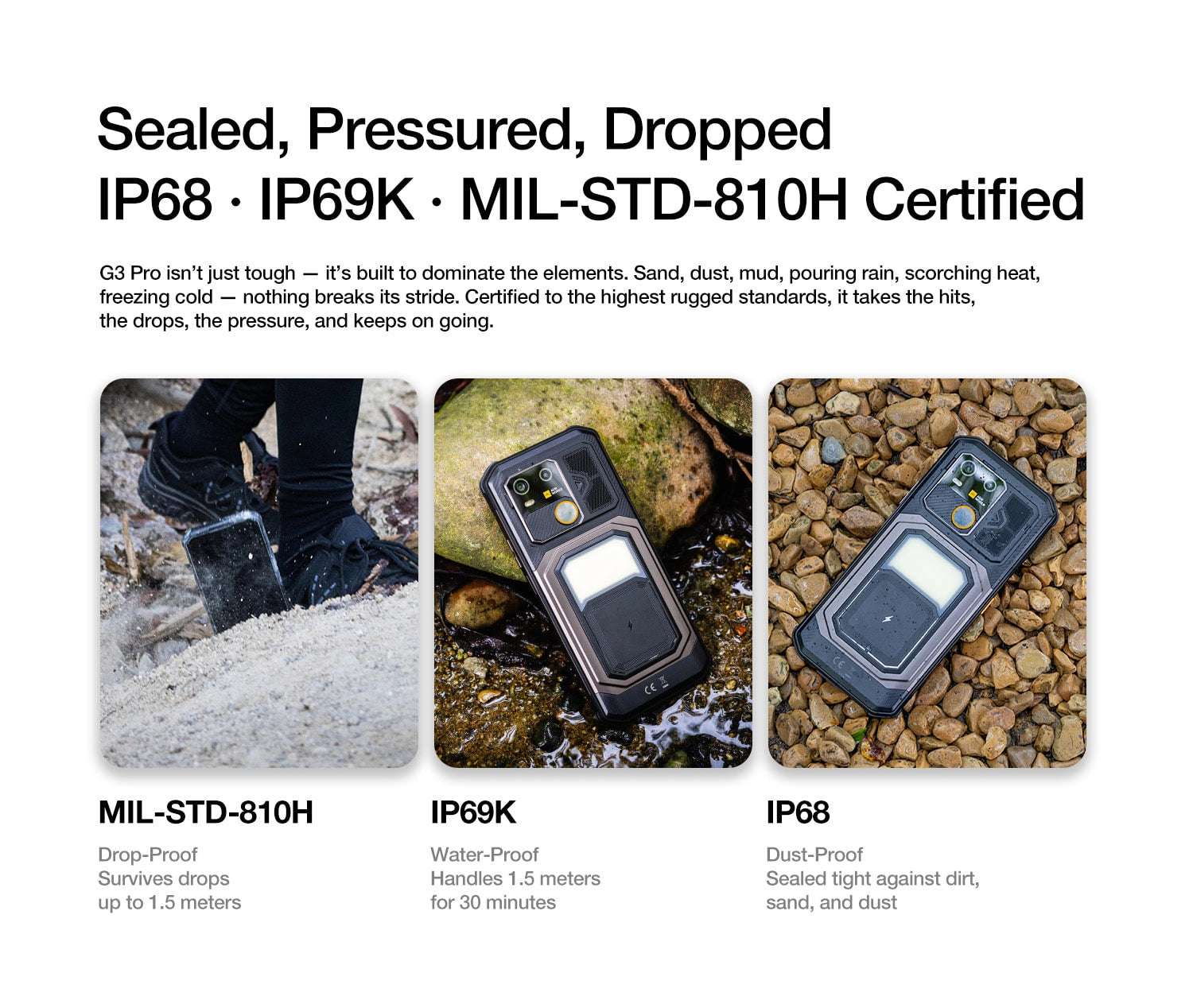 AGM G3 official product features 5