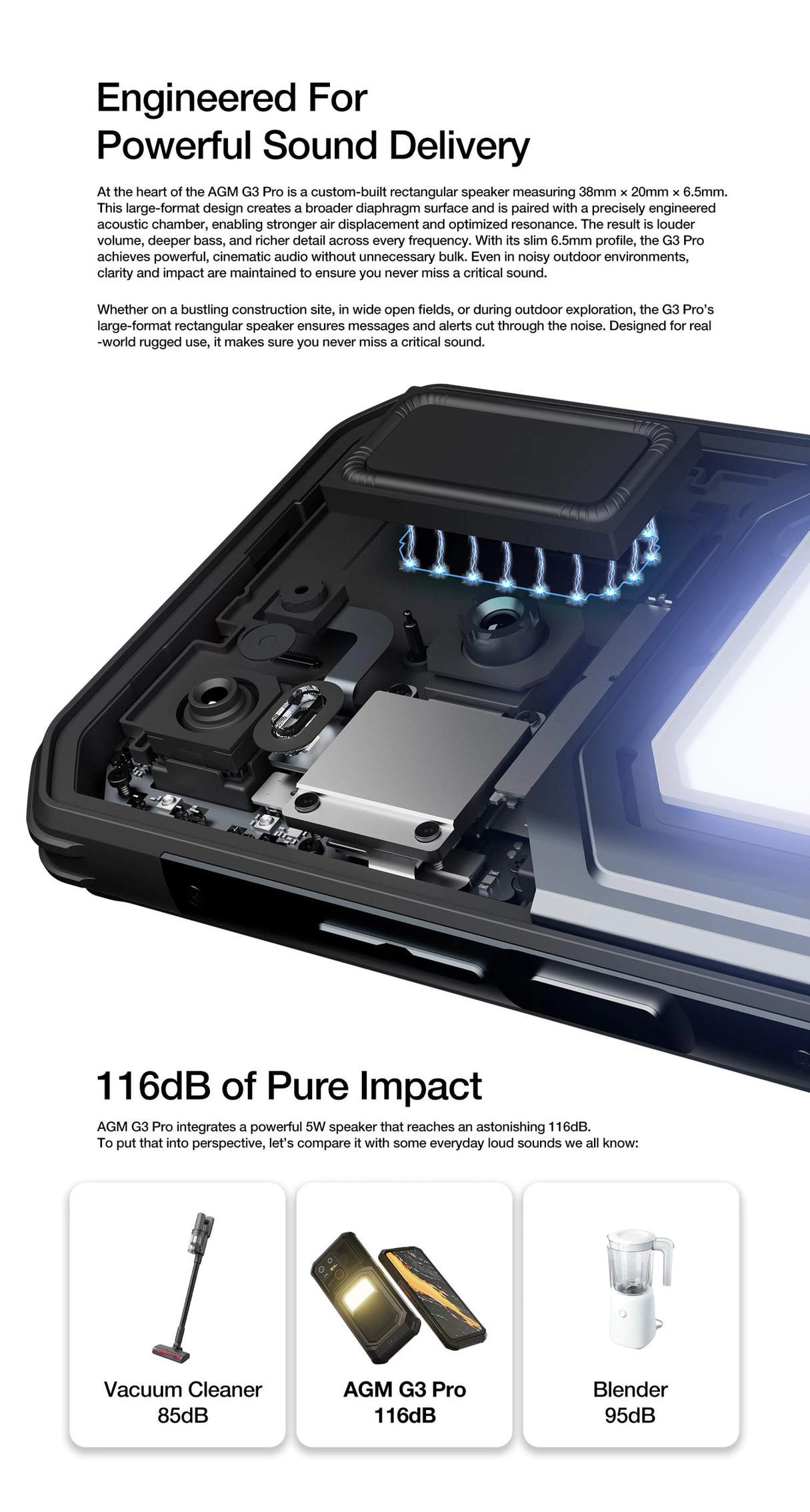 AGM G3 official product features 9