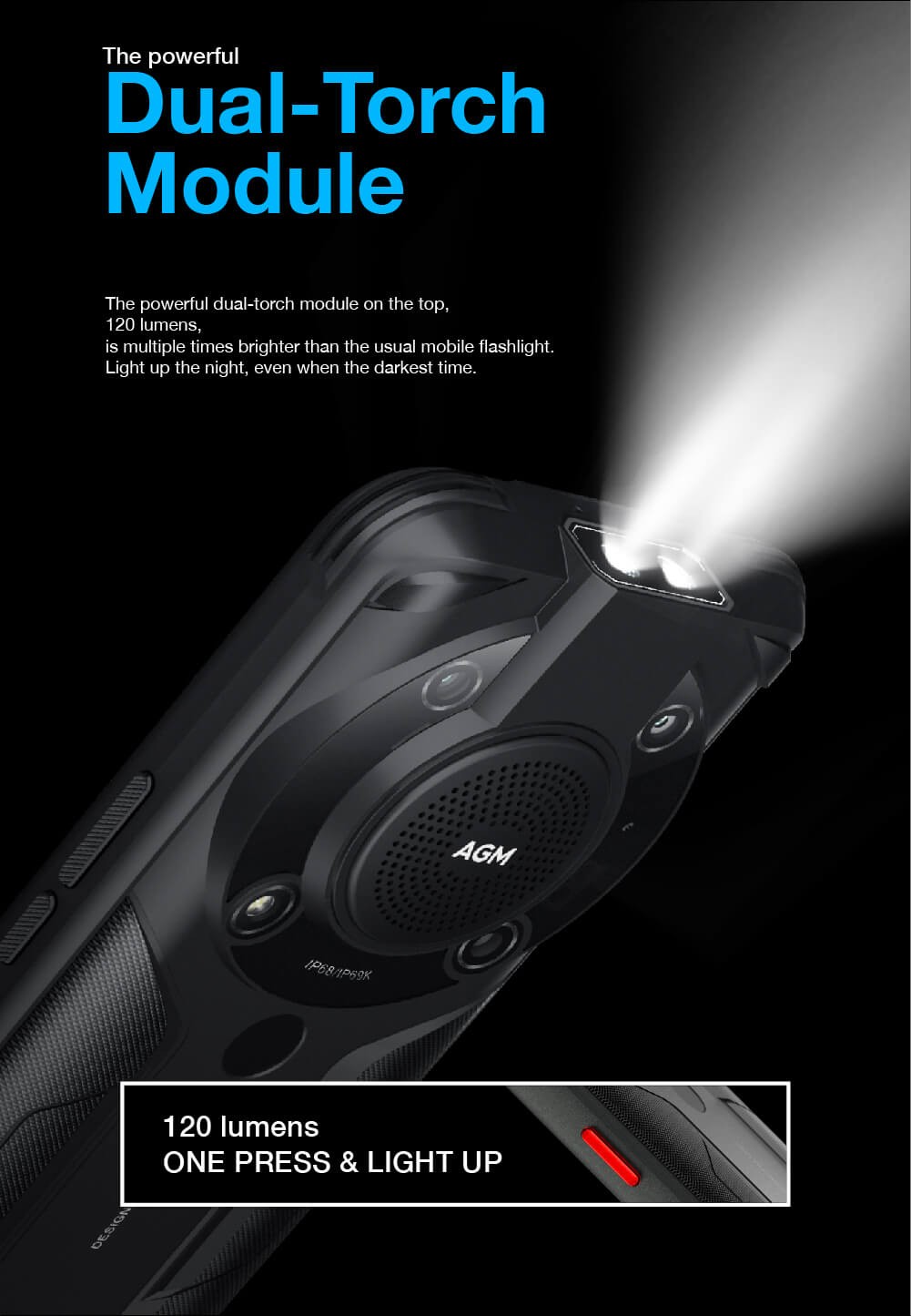 AGM Glory Pro official product features 10