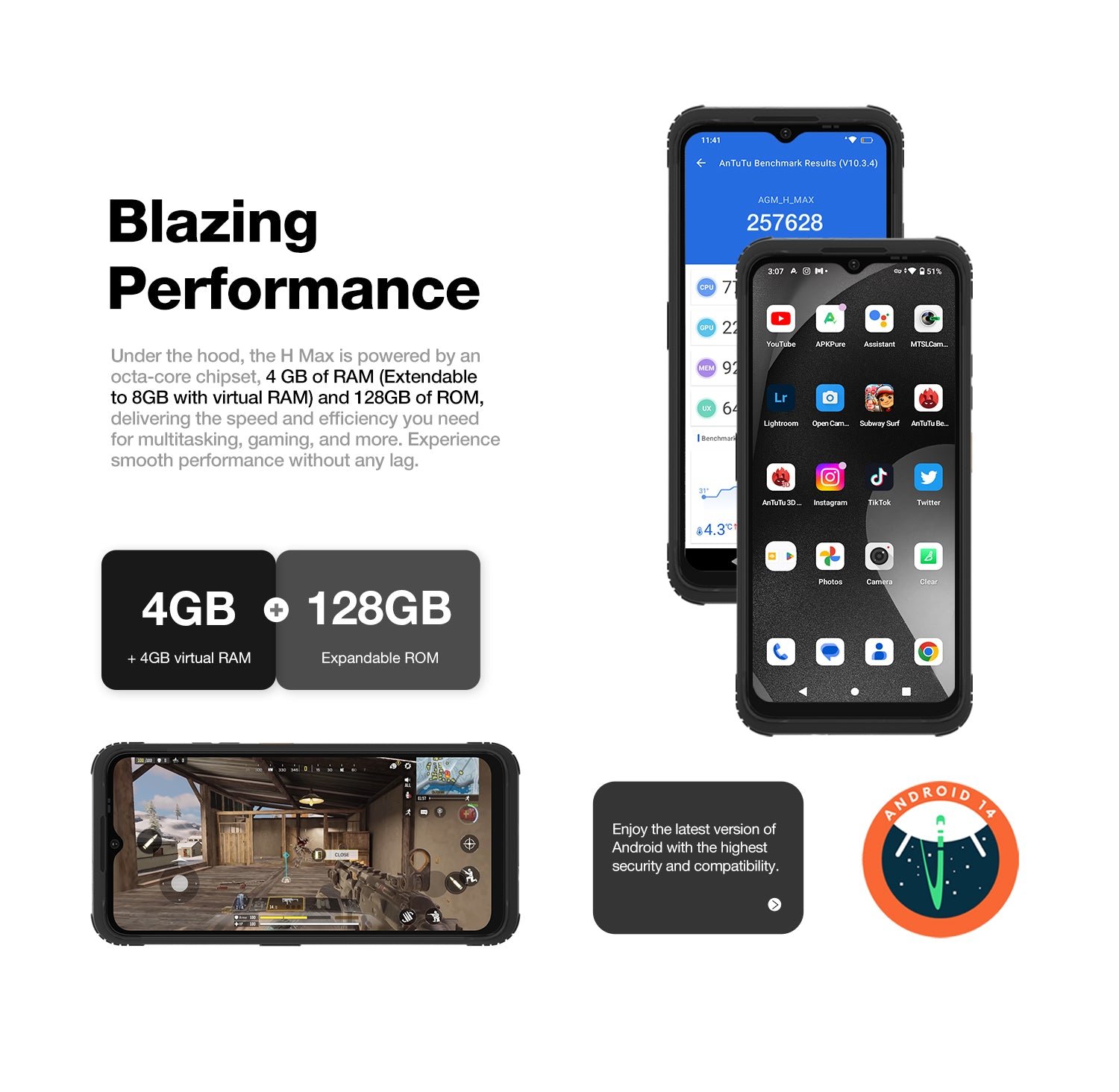AGM H Max official product features 5