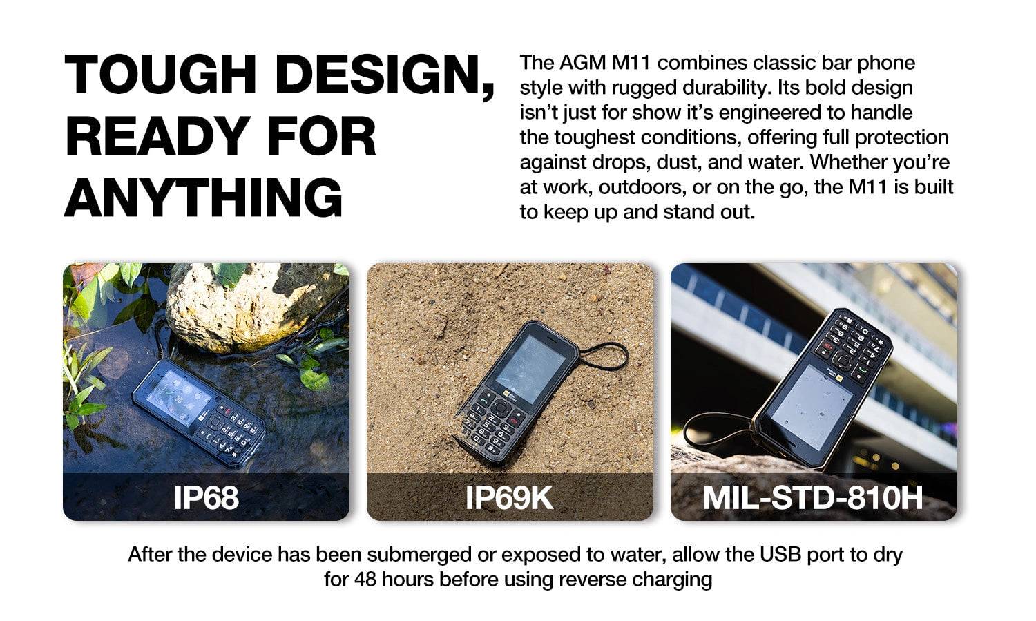 AGM M11 official product features 6