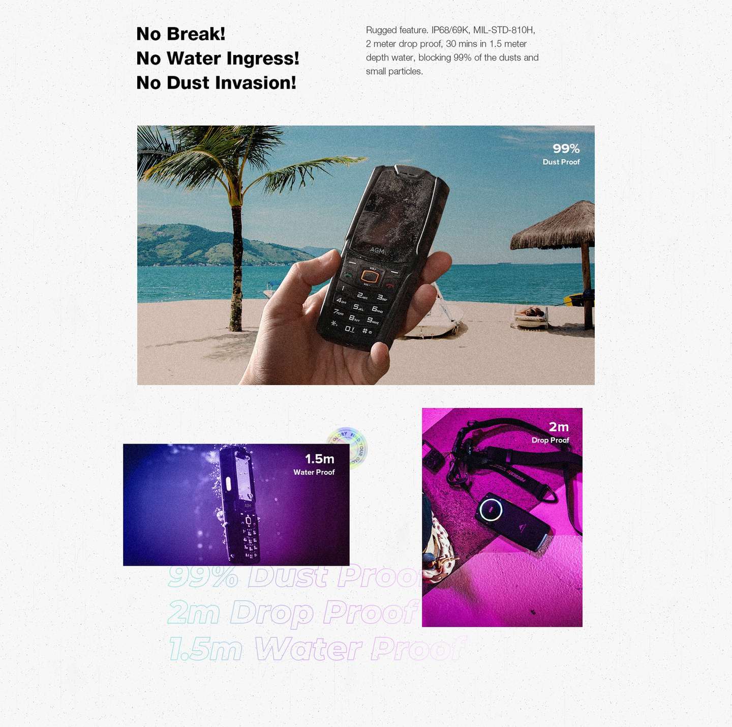 AGM M6 official product features 4