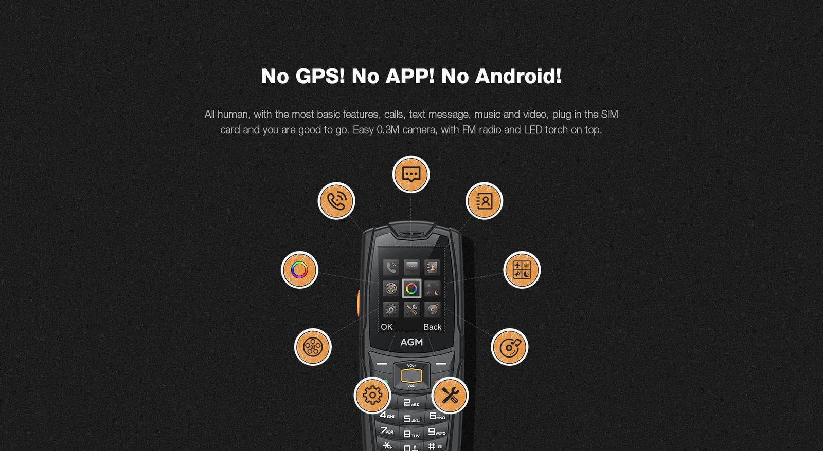 AGM M6 official product features 5