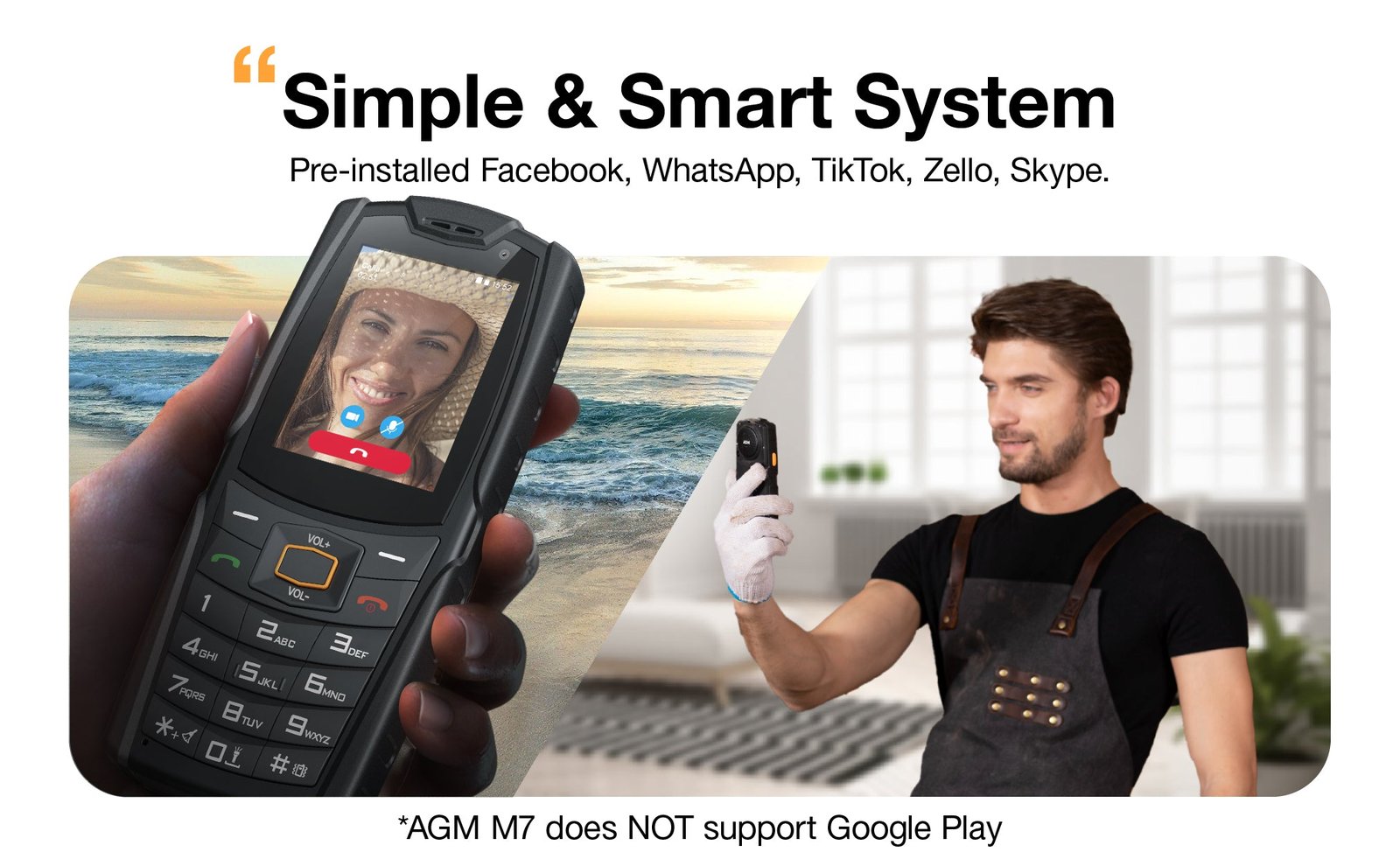 AGM M7 official product features 2
