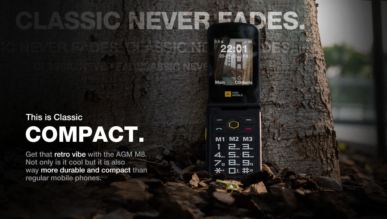 AGM M8 Flip official product features 3