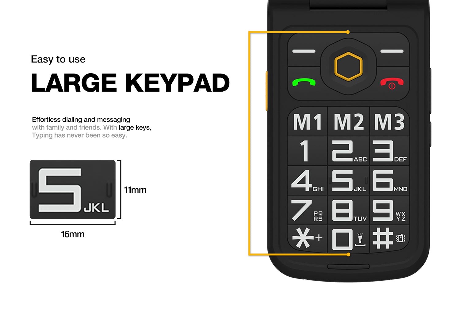 AGM M8 Flip official product features 9
