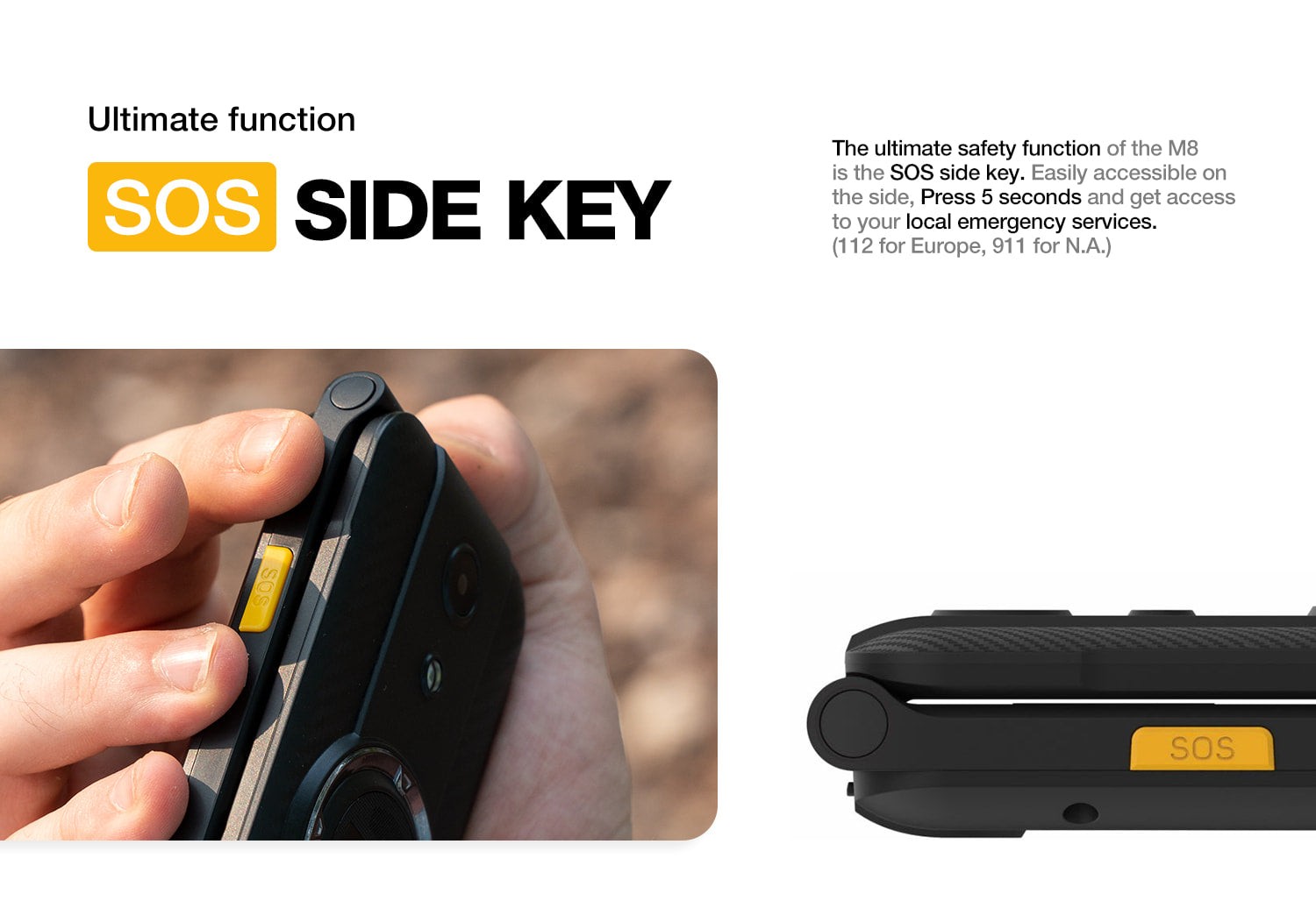 AGM M8 Flip official product features 11