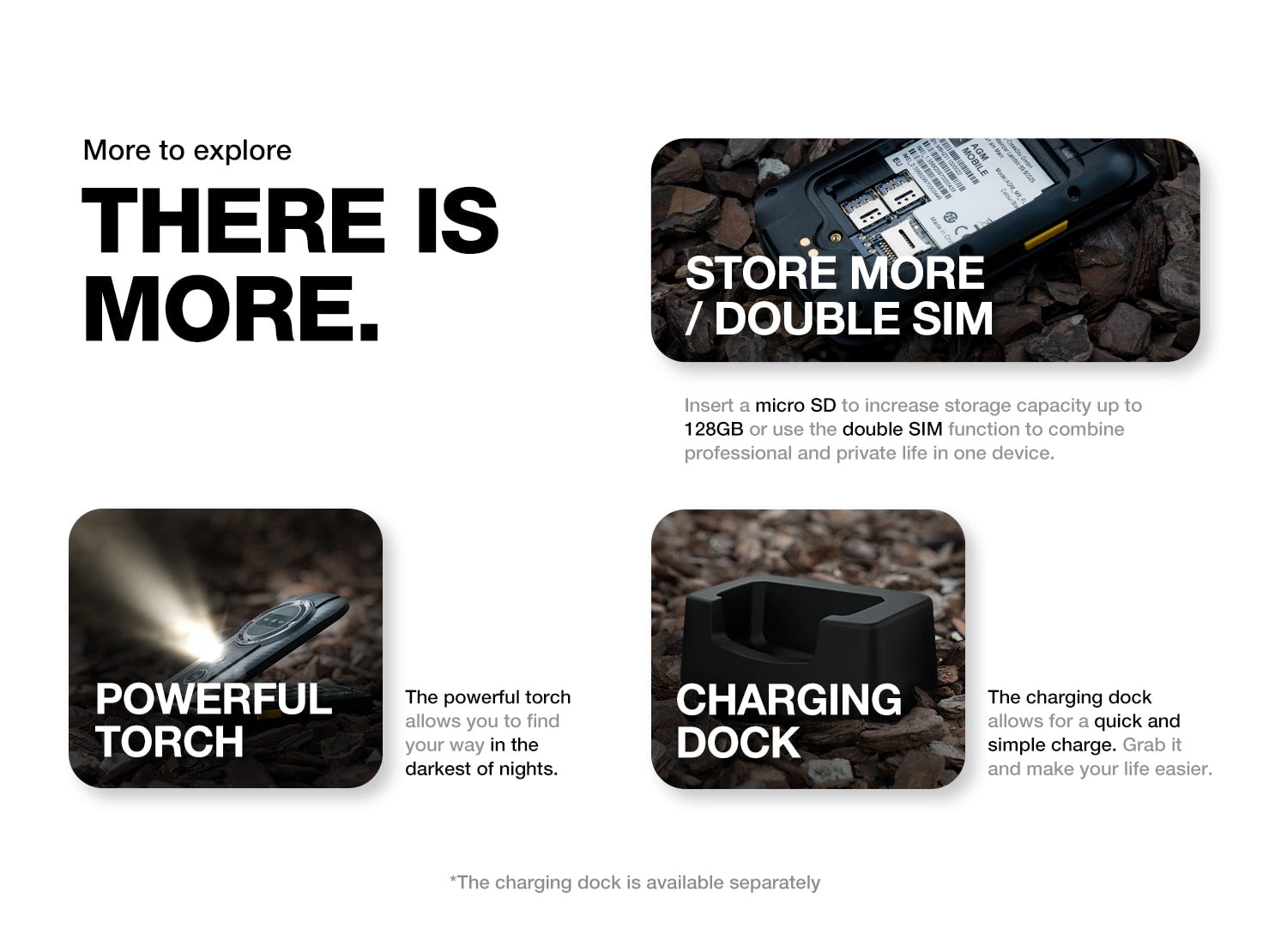 AGM M8 Flip official product features 16