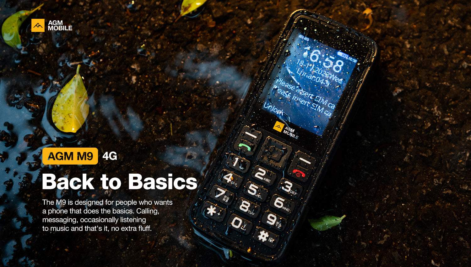 AGM M9 official product features 1