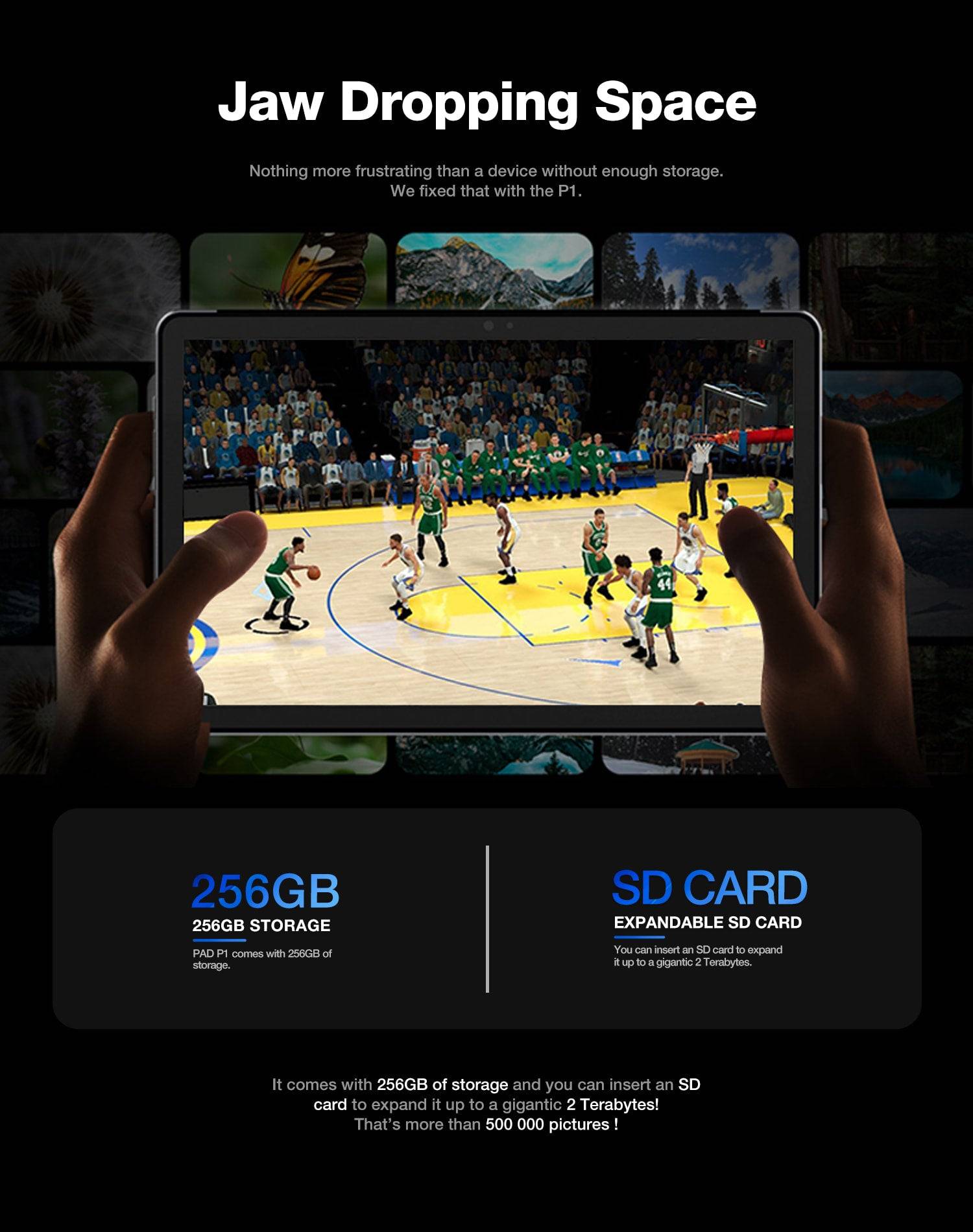 AGM PAD P1 official product features 8