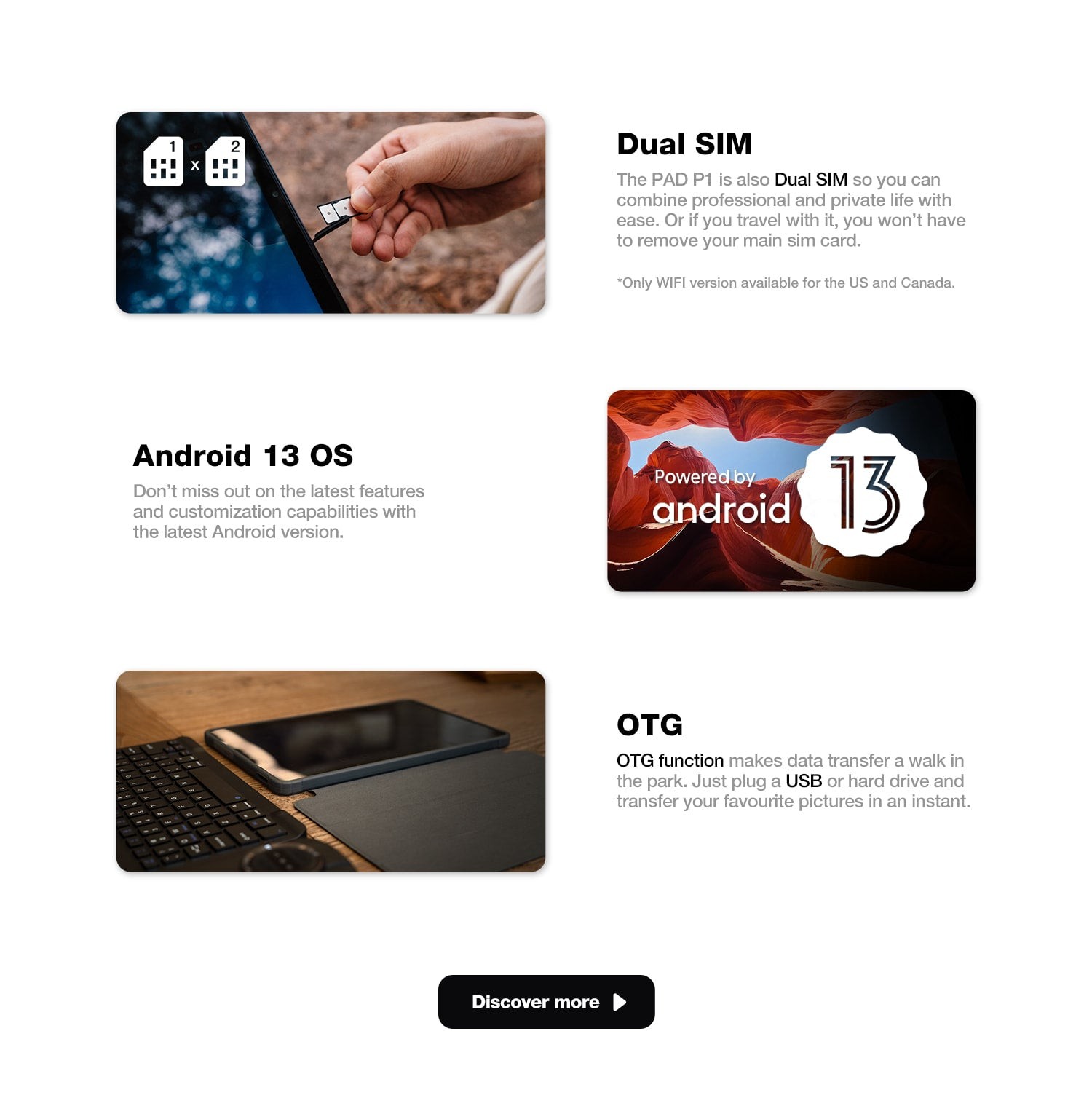 AGM PAD P1 official product features 13