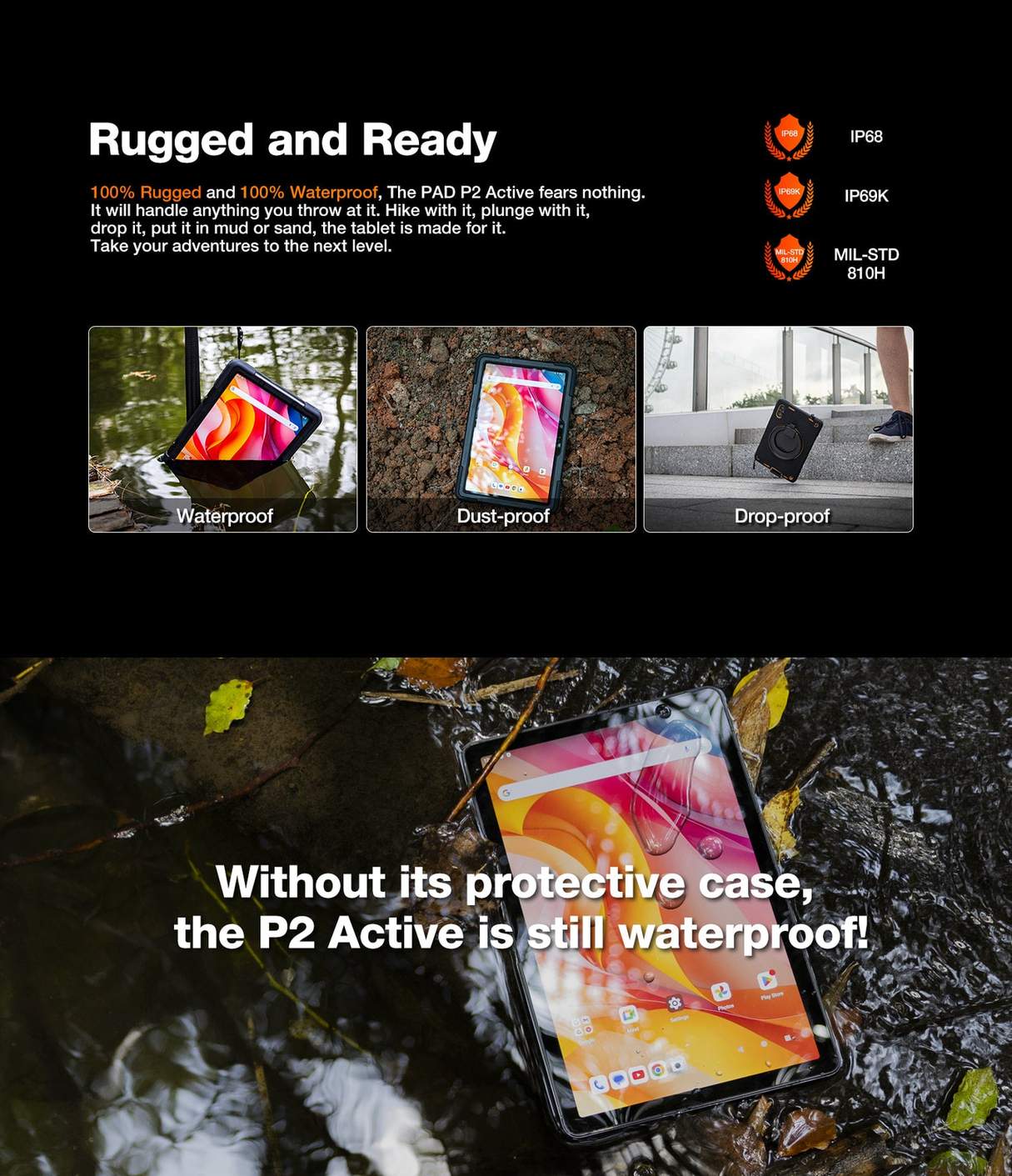 AGM PAD P2 Active official product features 6
